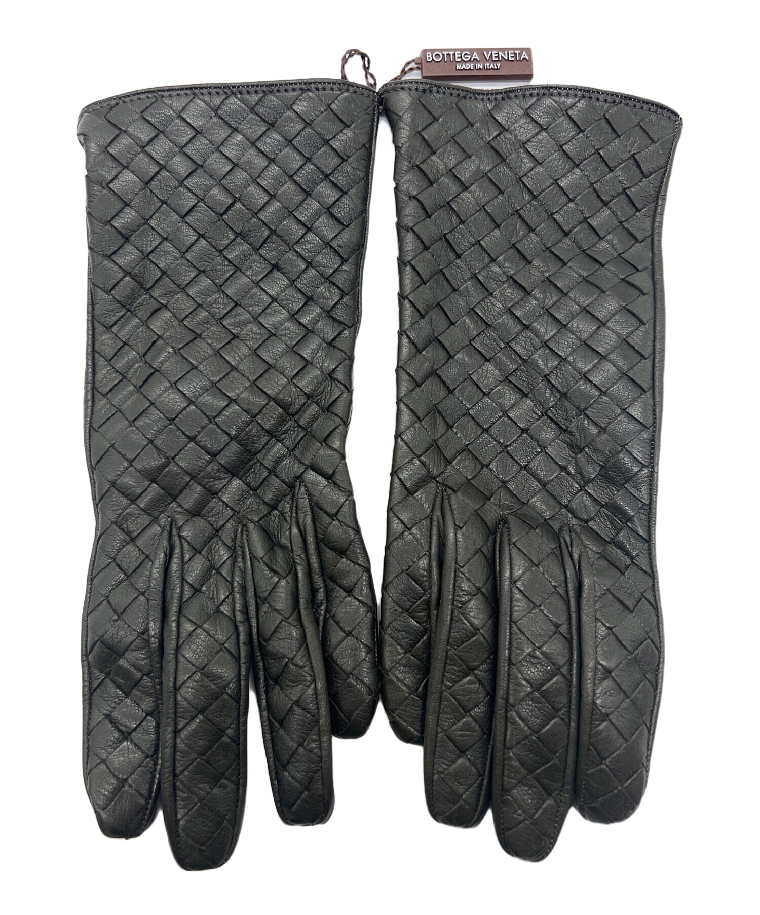 中古・古着通販】BOTTEGA VENETA (ボッテガベネタ) レザーグローブ