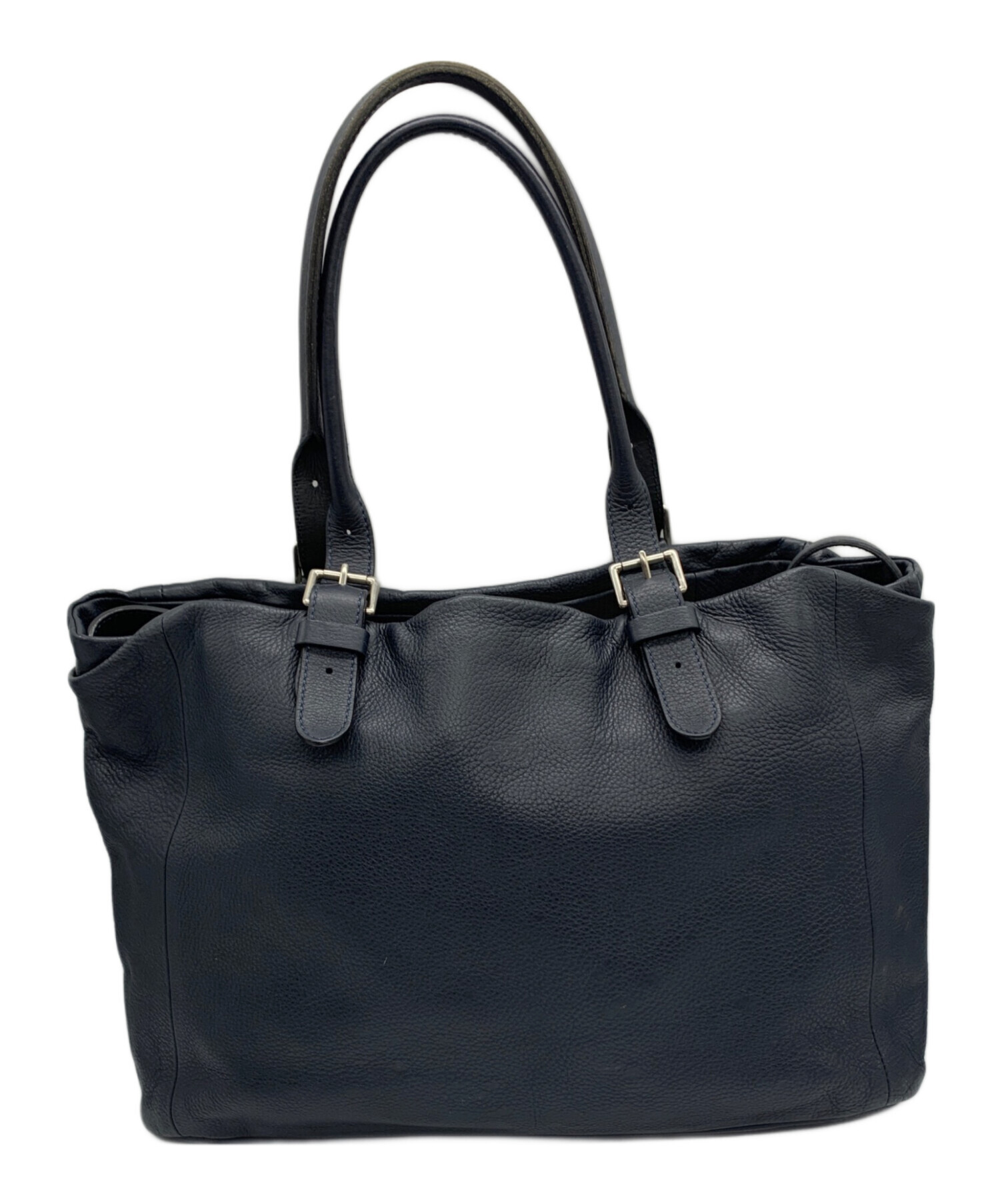 中古・古着通販】Felisi (フェリージ) レザートートバッグ ネイビー