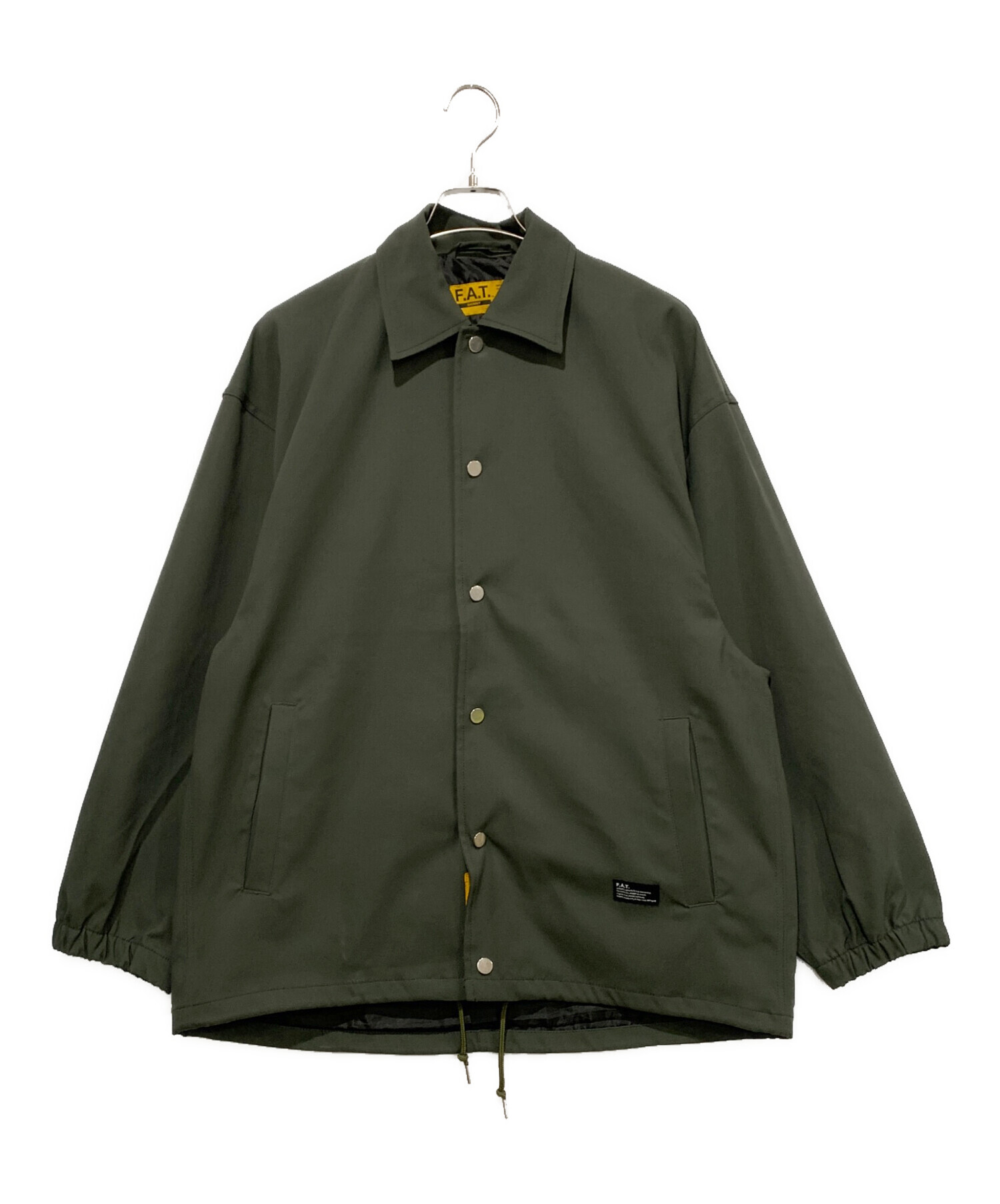 中古・古着通販】FAT (エフエーティー) コーチジャケット グリーン