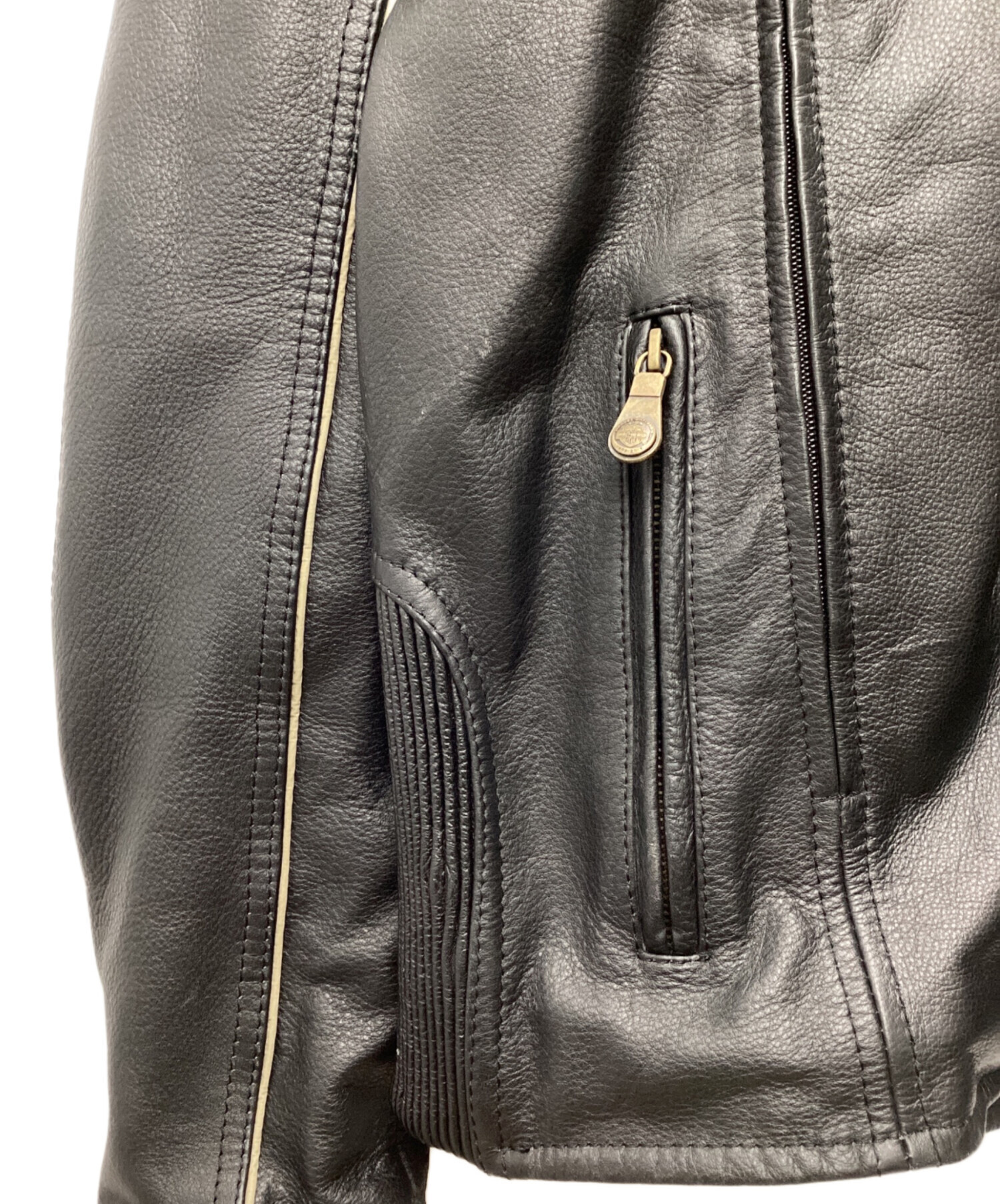 中古・古着通販】HARLEY-DAVIDSON (ハーレーダビッドソン) レザー