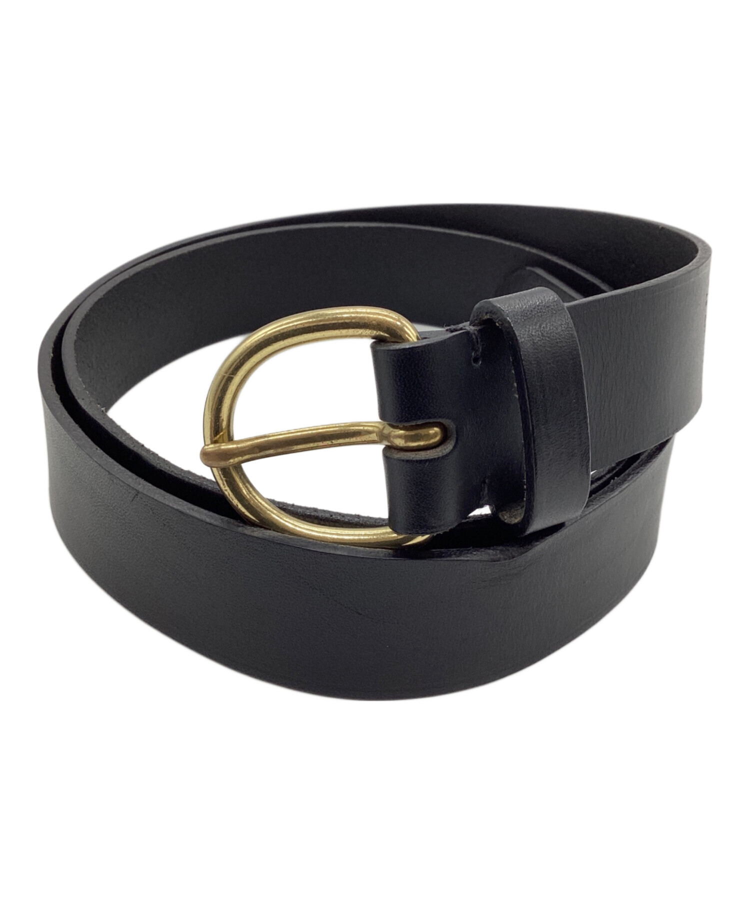 中古・古着通販】IL BISONTE (イル ビゾンテ) レザーベルト ブラック