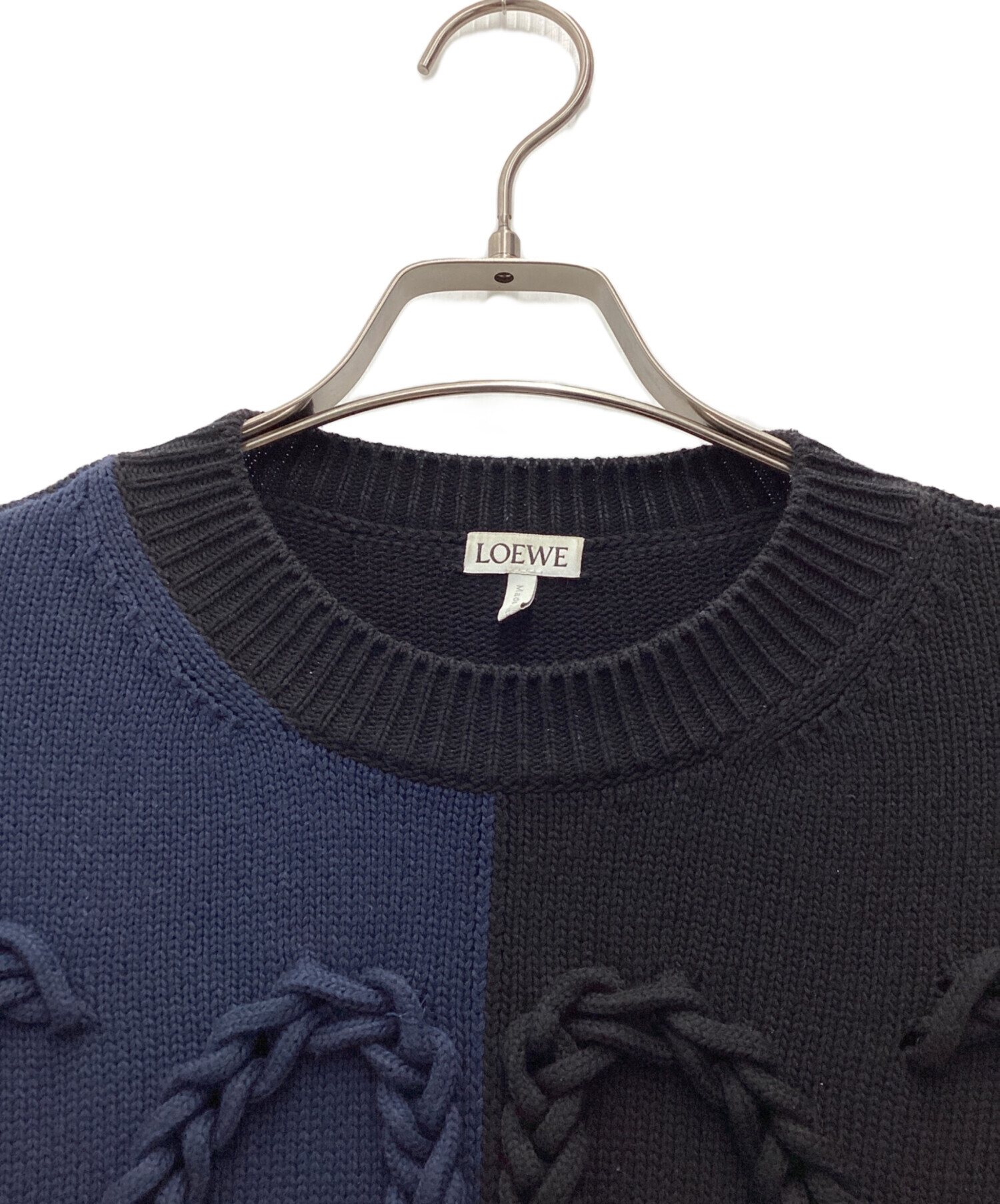 中古・古着通販】LOEWE (ロエベ) アナグラムエンブロイダリーニット