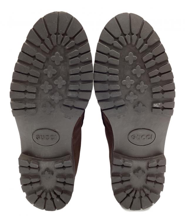 中古・古着通販】GUCCI (グッチ) ショートブーツ ホースビット