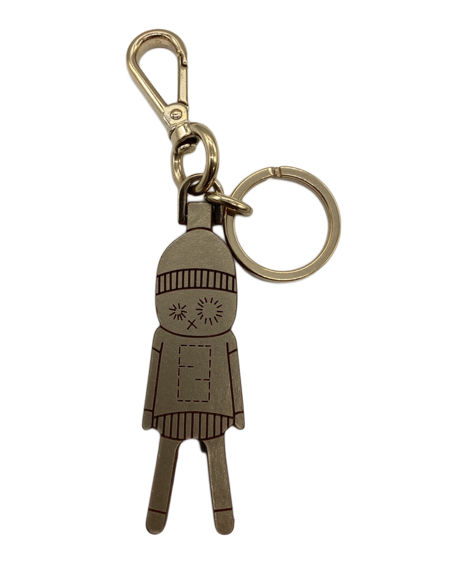 中古・古着通販】FENDI (フェンディ) 人形チャーム ベージュ｜ブランド