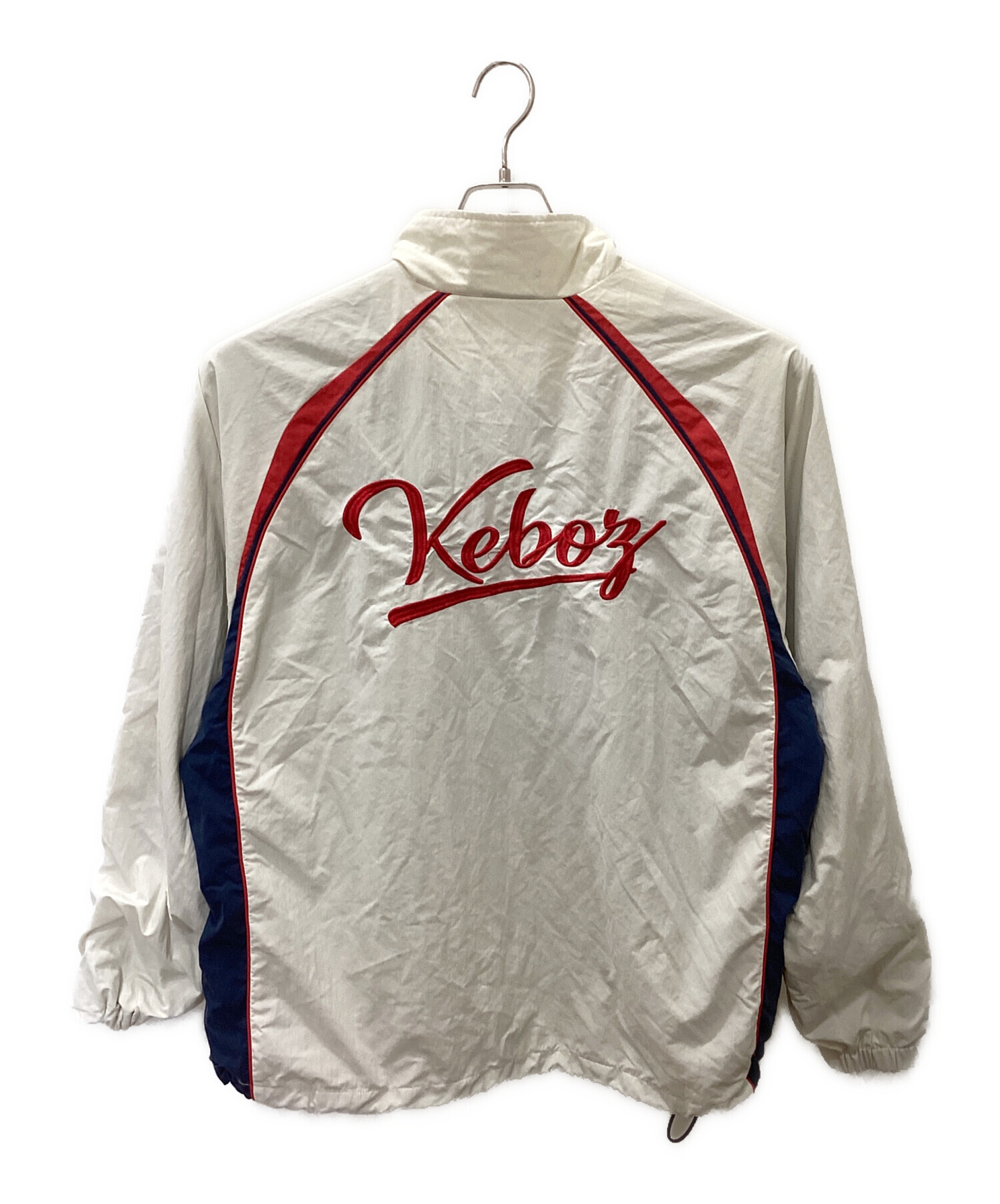 中古・古着通販】KEBOZ (ケボズ) ICON NYLON TRACK JACKET ホワイト