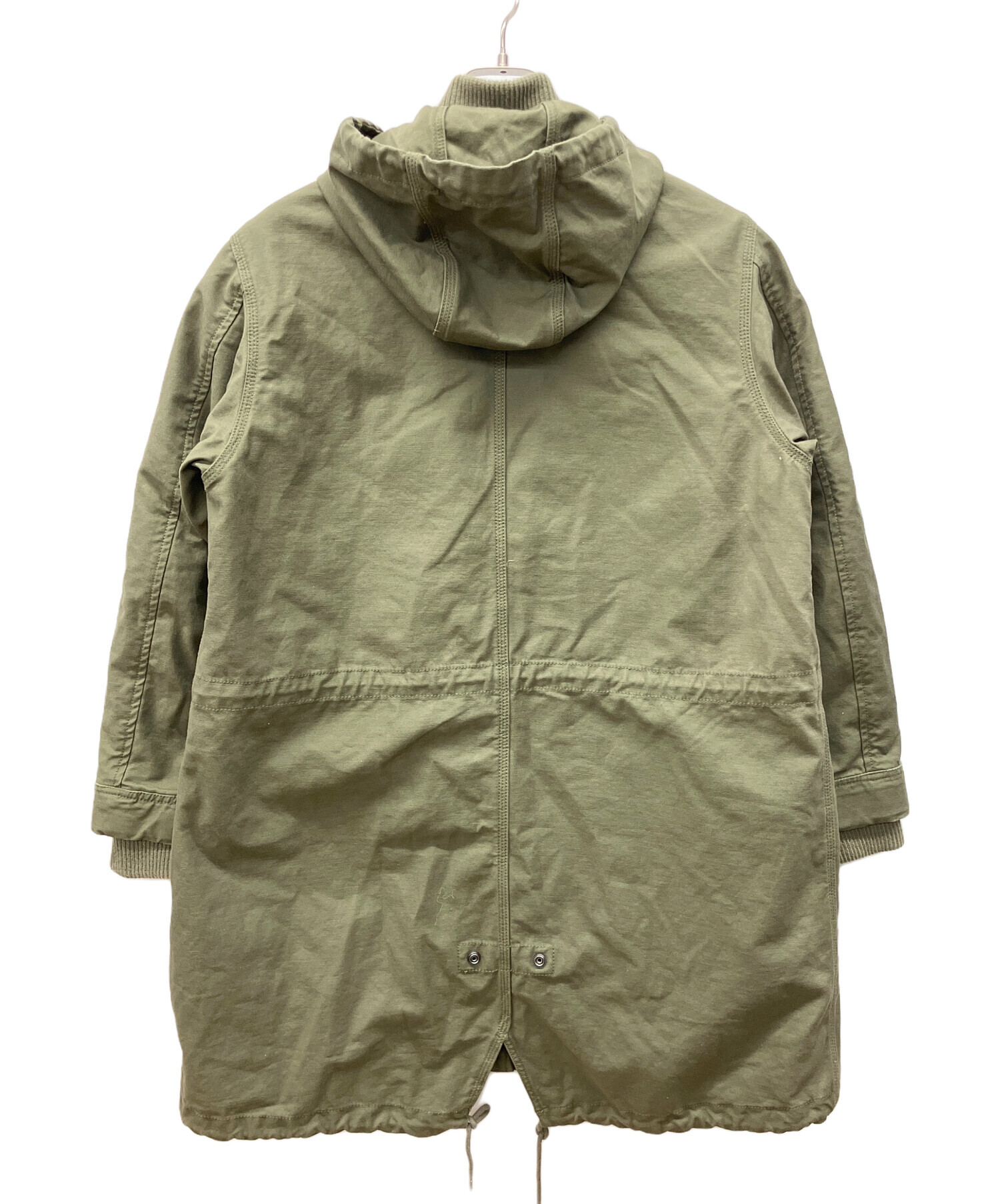 中古・古着通販】DIESEL (ディーゼル) モッズコート カーキ サイズ:XS