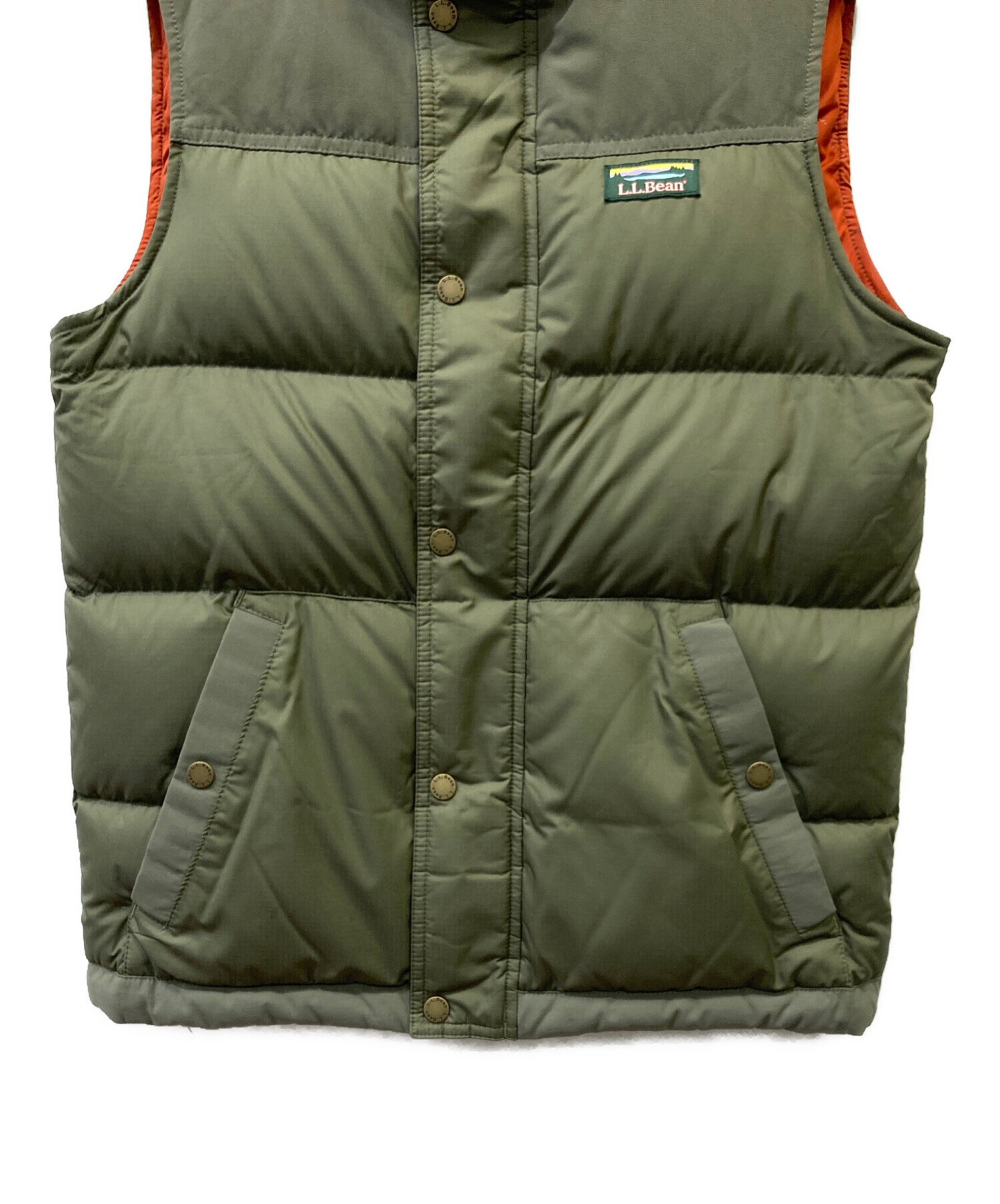 中古・古着通販】L.L.Bean (エルエルビーン) ダウンベスト オリーブ