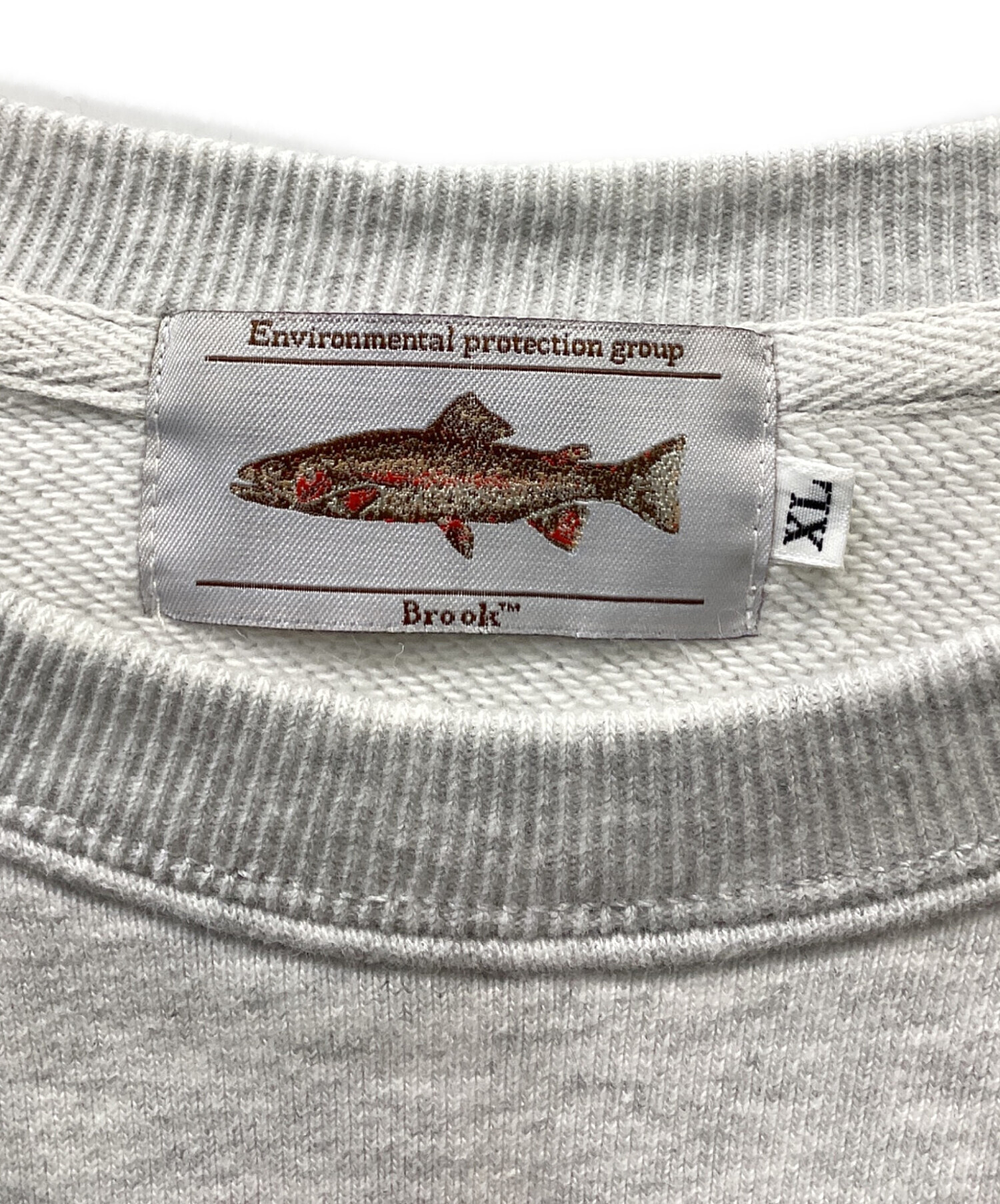 中古・古着通販】BROOK (ブルック) クルーネックスウェット グレー