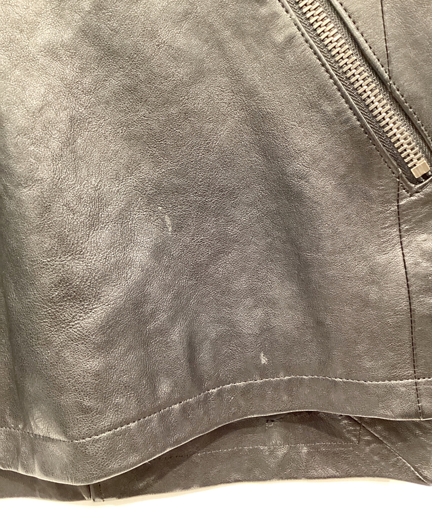 中古・古着通販】JULIUS (ユリウス) ダブルライダースレザーベスト