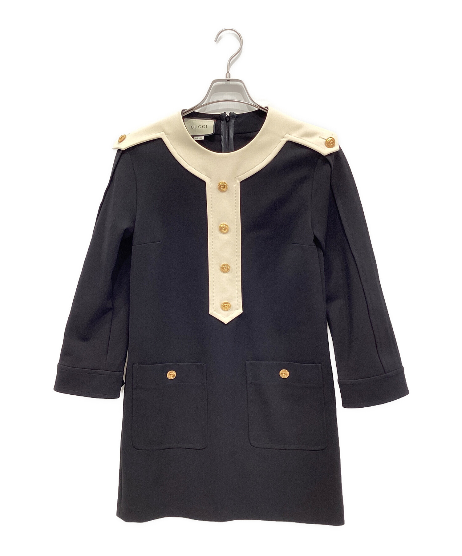 中古・古着通販】GUCCI (グッチ) ワンピース ブラック サイズ:S