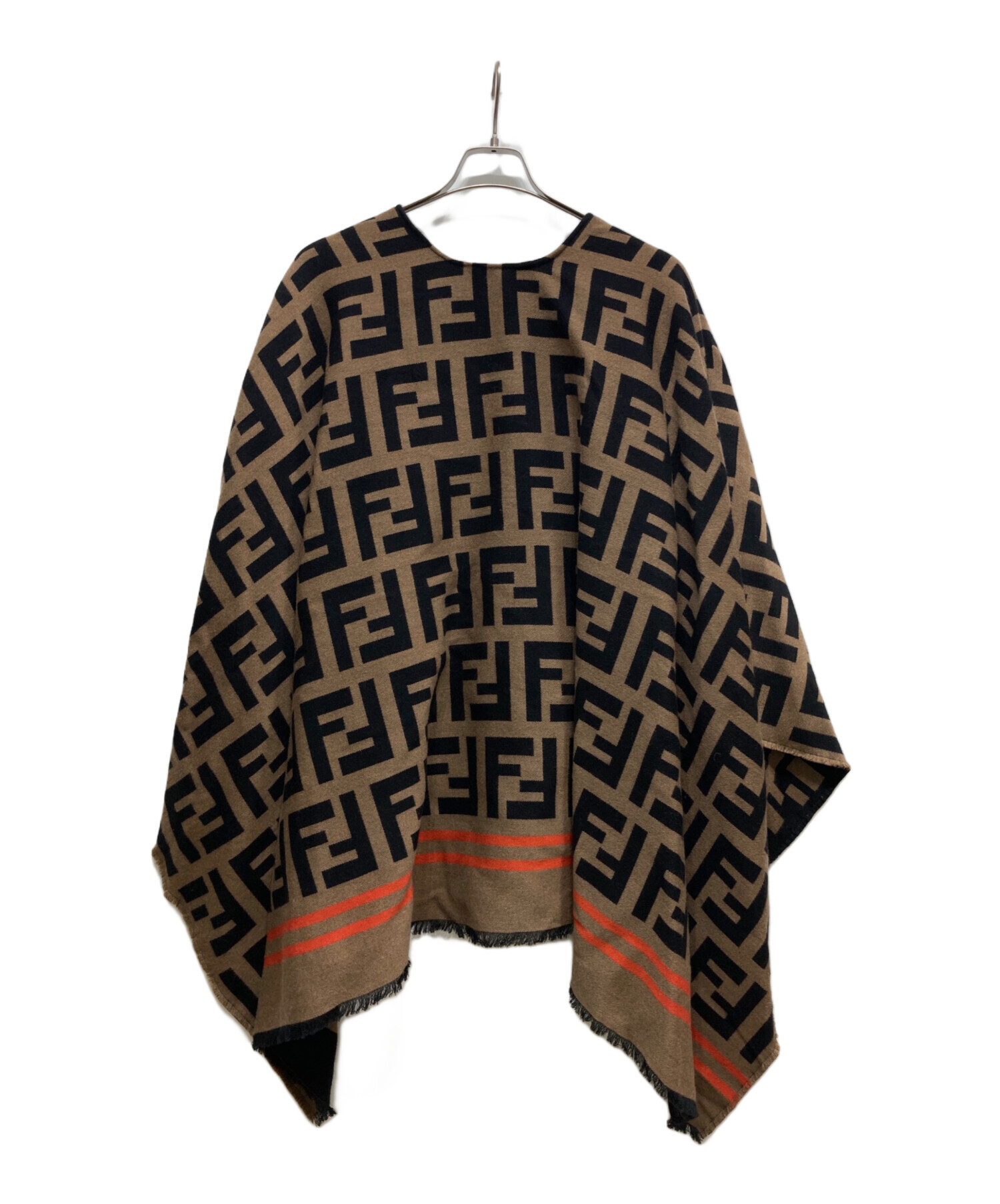 中古・古着通販】FENDI (フェンディ) ポンチョ ブラウン サイズ