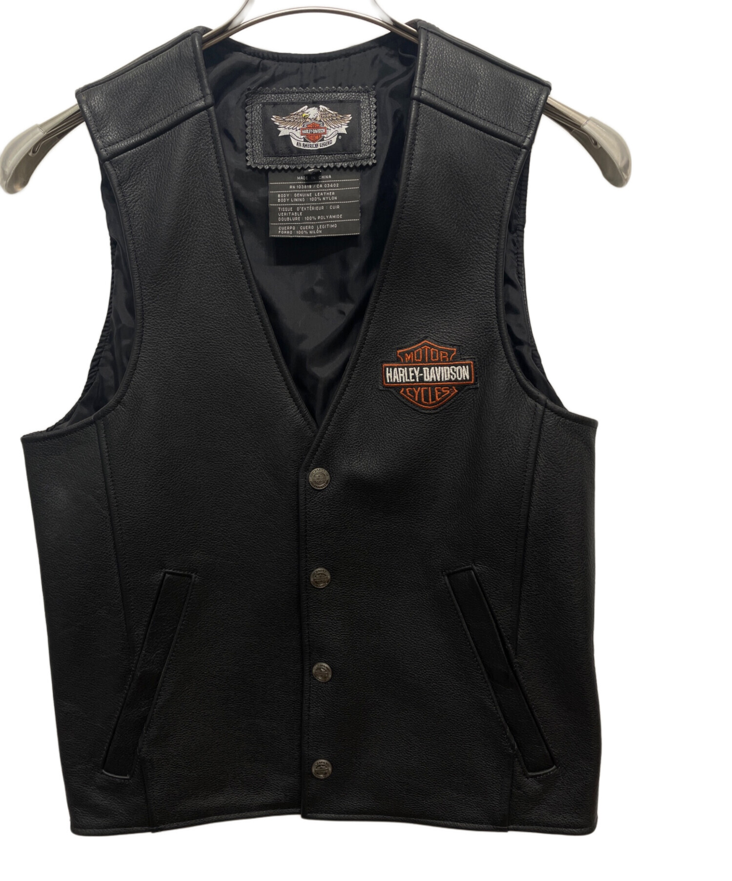 中古・古着通販】HARLEY-DAVIDSON (ハーレーダビッドソン) レザー