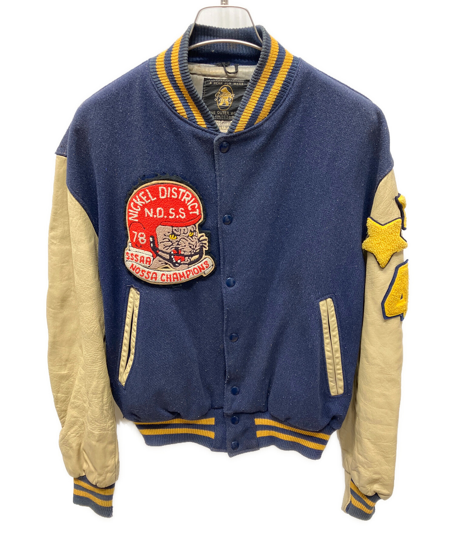 中古・古着通販】Golden Bear (ゴールデンベア) スタジャン ネイビー