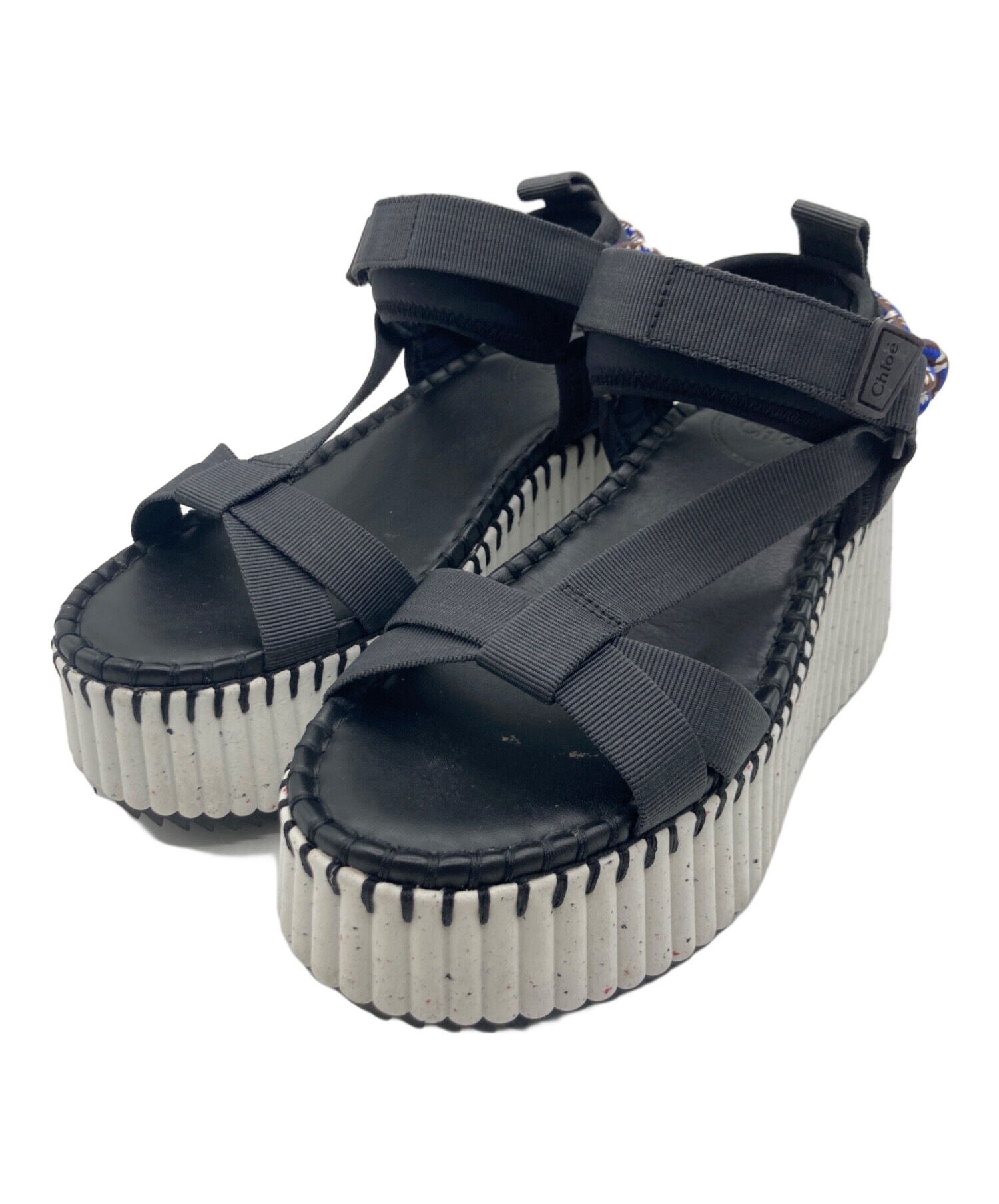 中古・古着通販】Chloe (クロエ) Chloe Nama ウェッジサンダル