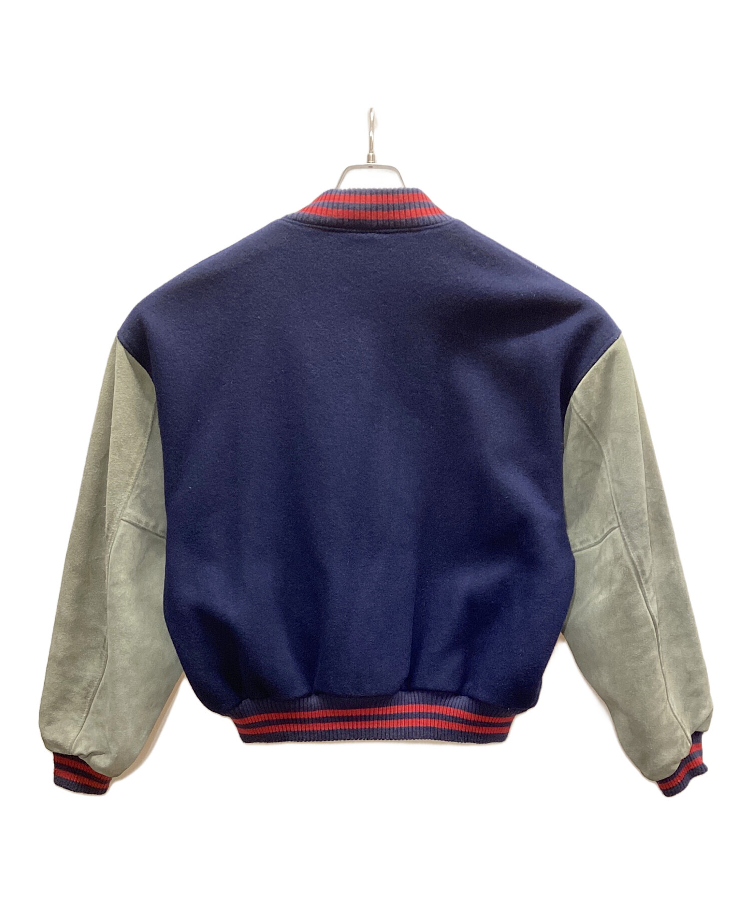 中古・古着通販】NIKE (ナイキ) スタジャン ネイビー×グレー サイズ:M