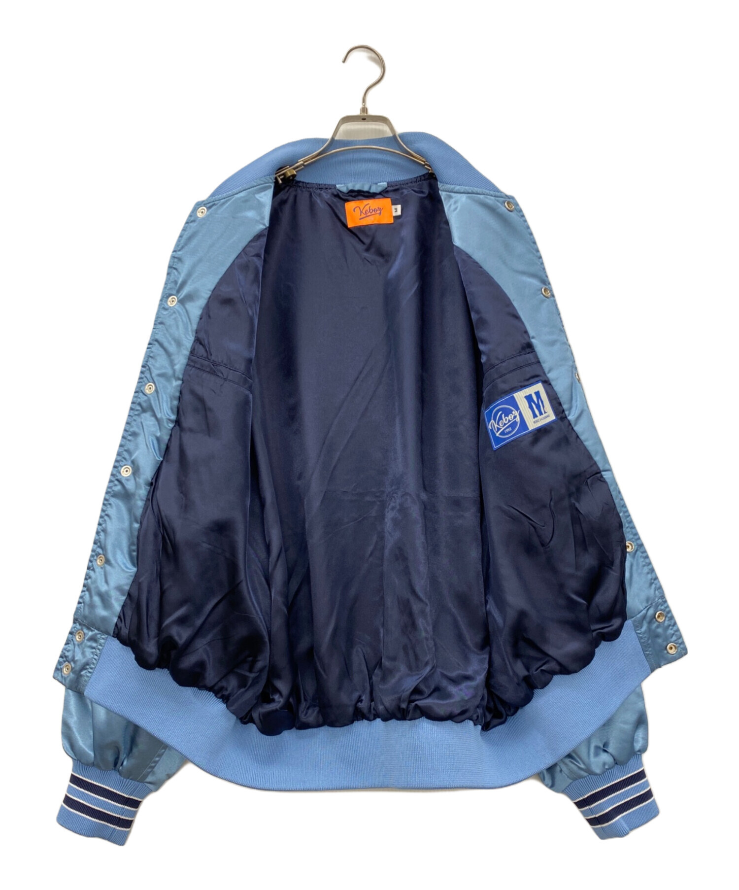 中古・古着通販】KEBOZ (ケボズ) スタジャン スカイブルー サイズ:M