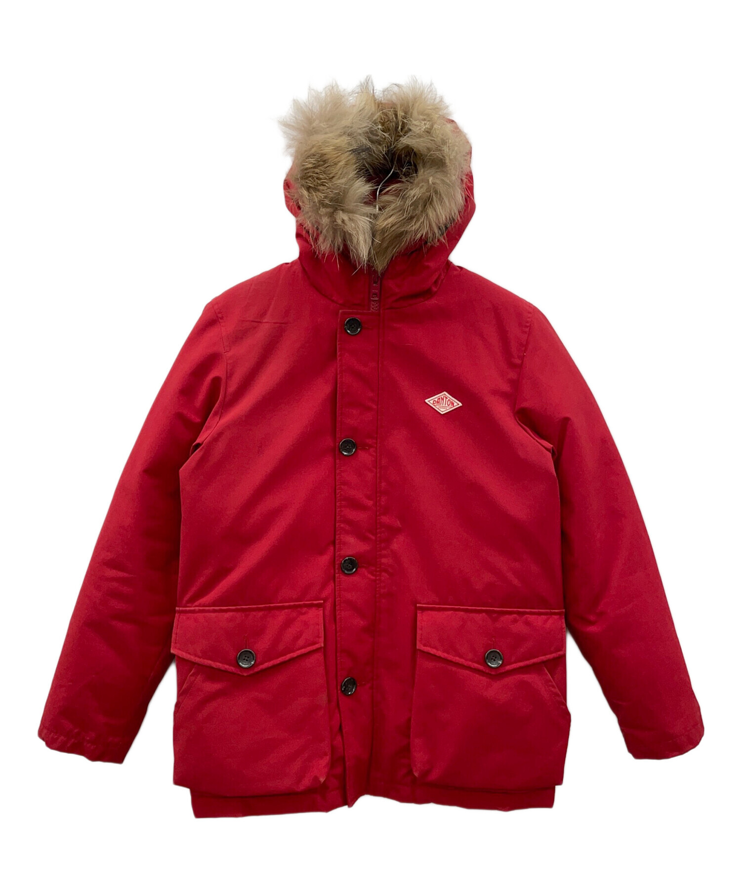 中古・古着通販】DANTON (ダントン) ダウンジャケット レッド サイズ