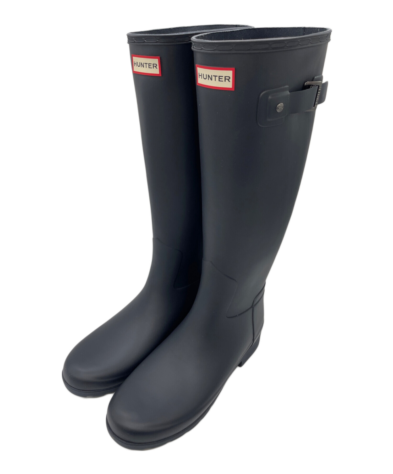 中古・古着通販】HUNTER (ハンター) レインブーツ ブラック サイズ:UK5