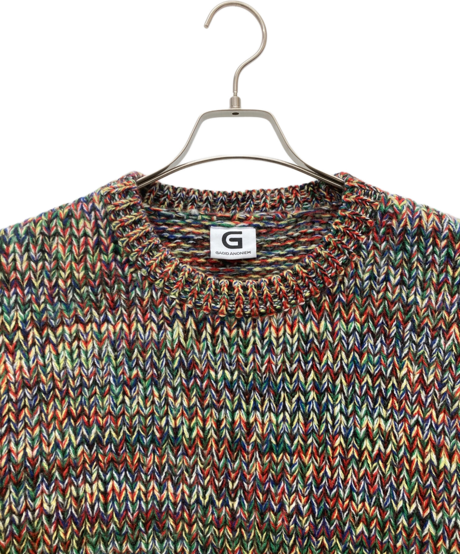 Gadid GADID ANONIEM マルチカラーニットセーター anoniem似 CARVEN