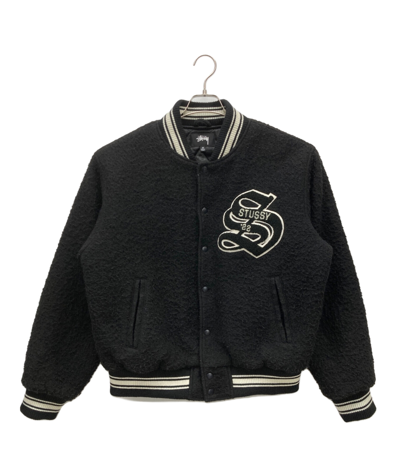 中古・古着通販】stussy (ステューシー) スタジャン ブラック サイズ:M