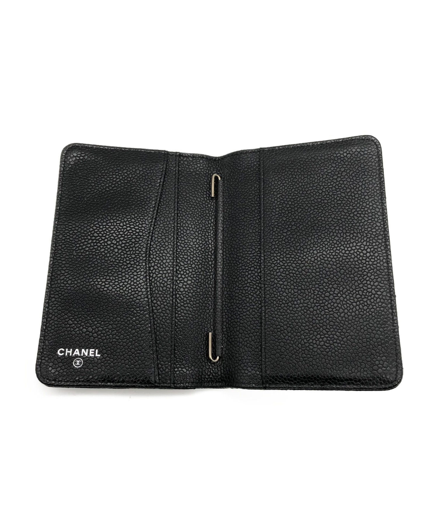 中古・古着通販】CHANEL (シャネル) 手帳カバー ブラック サイズ
