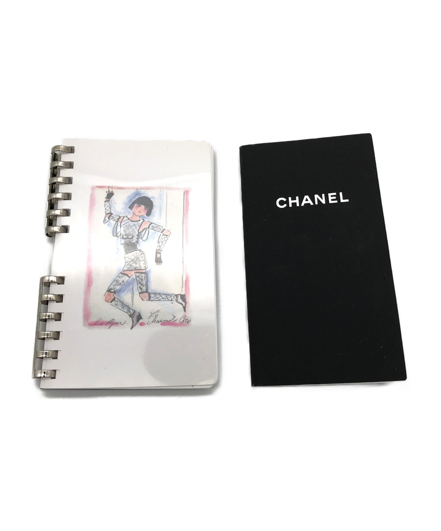 中古・古着通販】CHANEL (シャネル) 手帳カバー ブラック サイズ