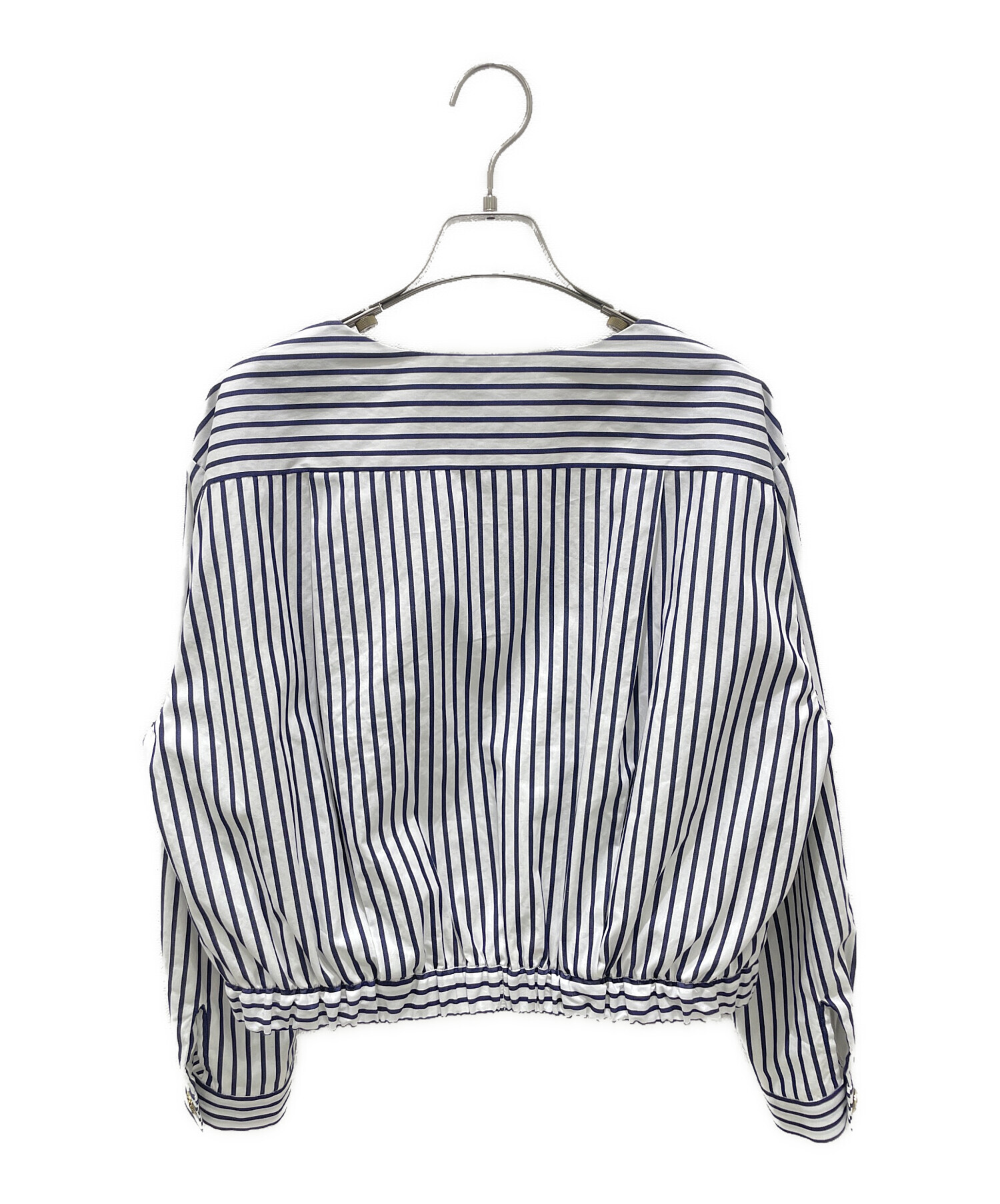 中古・古着通販】CHANEL (シャネル) ストライプダブルシャツジャケット