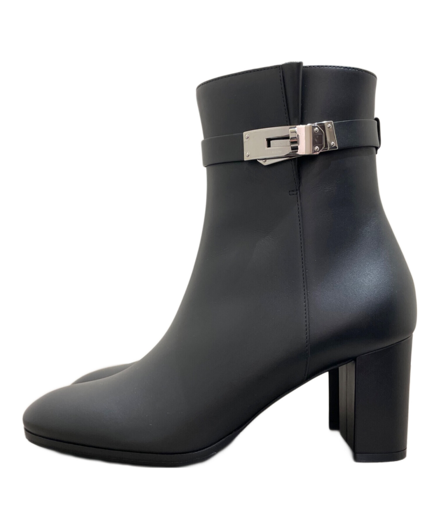 中古・古着通販】HERMES (エルメス) サンジェルマンブーツ ブラック