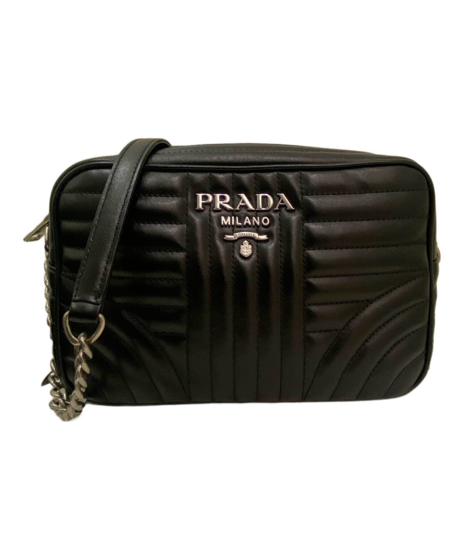中古・古着通販】PRADA (プラダ) ダイアグラムチェーンショルダー