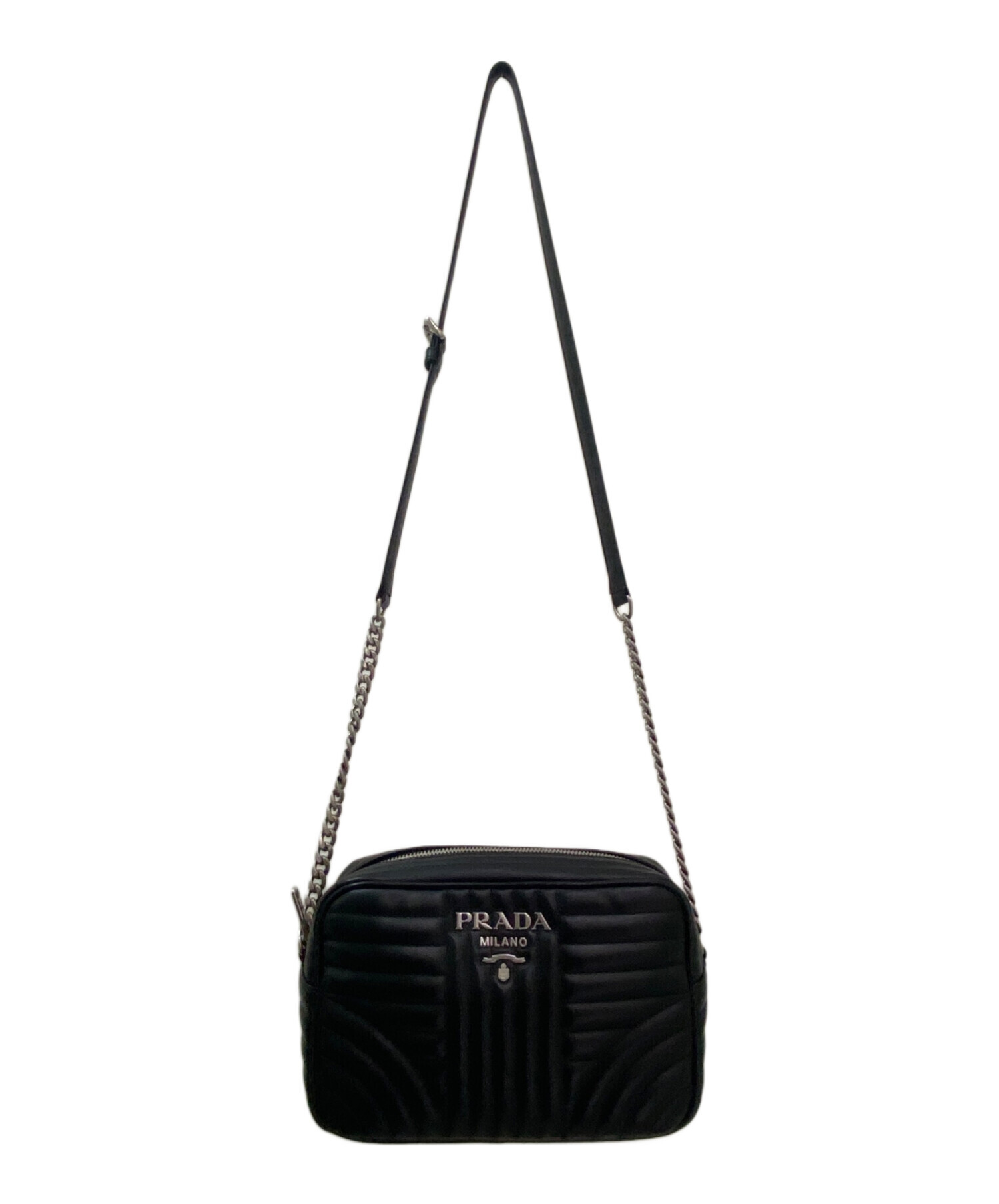 中古・古着通販】PRADA (プラダ) ダイアグラムチェーンショルダー