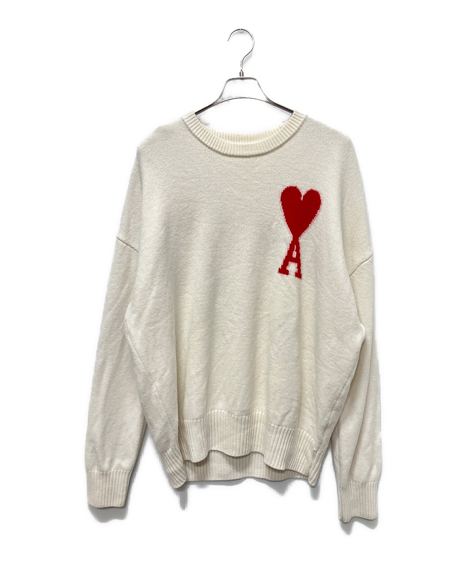 中古・古着通販】AMIPARIS (アミパリス) AMI ハートロゴ ニット プル