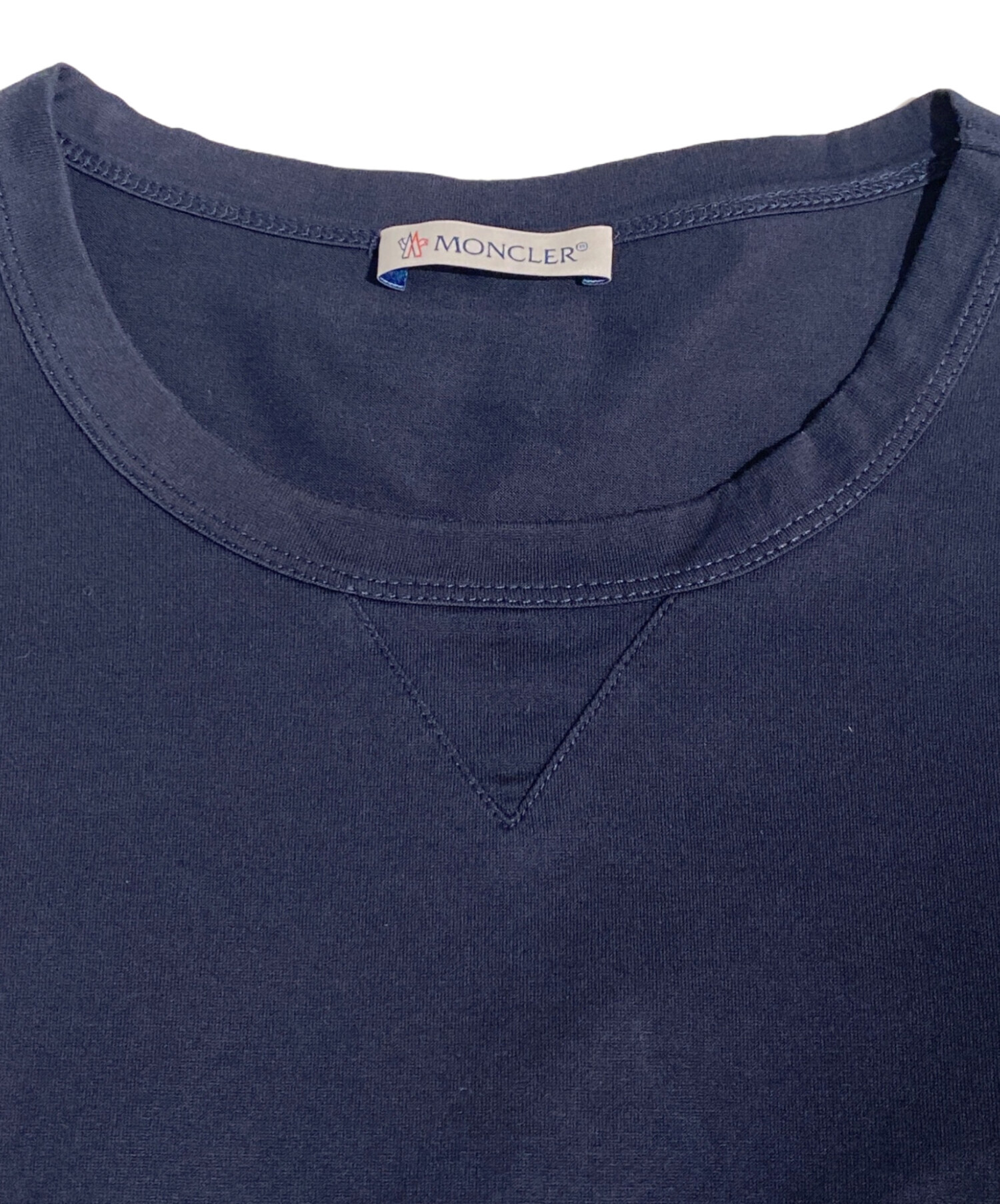 中古・古着通販】MONCLER (モンクレール) MAGLIA T-SHIRT ネイビー