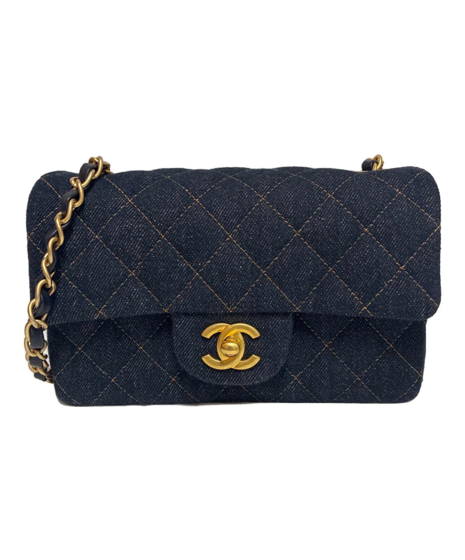 中古・古着通販】CHANEL (シャネル) デニムマトラッセチェーン