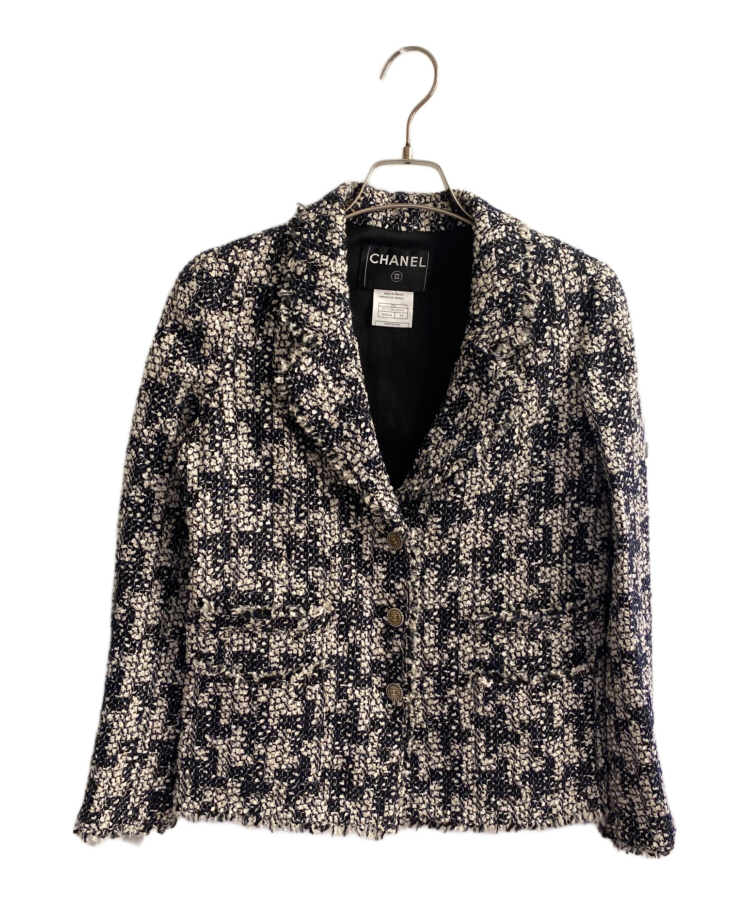 中古・古着通販】CHANEL (シャネル) ココマーク3Bツイードジャケット