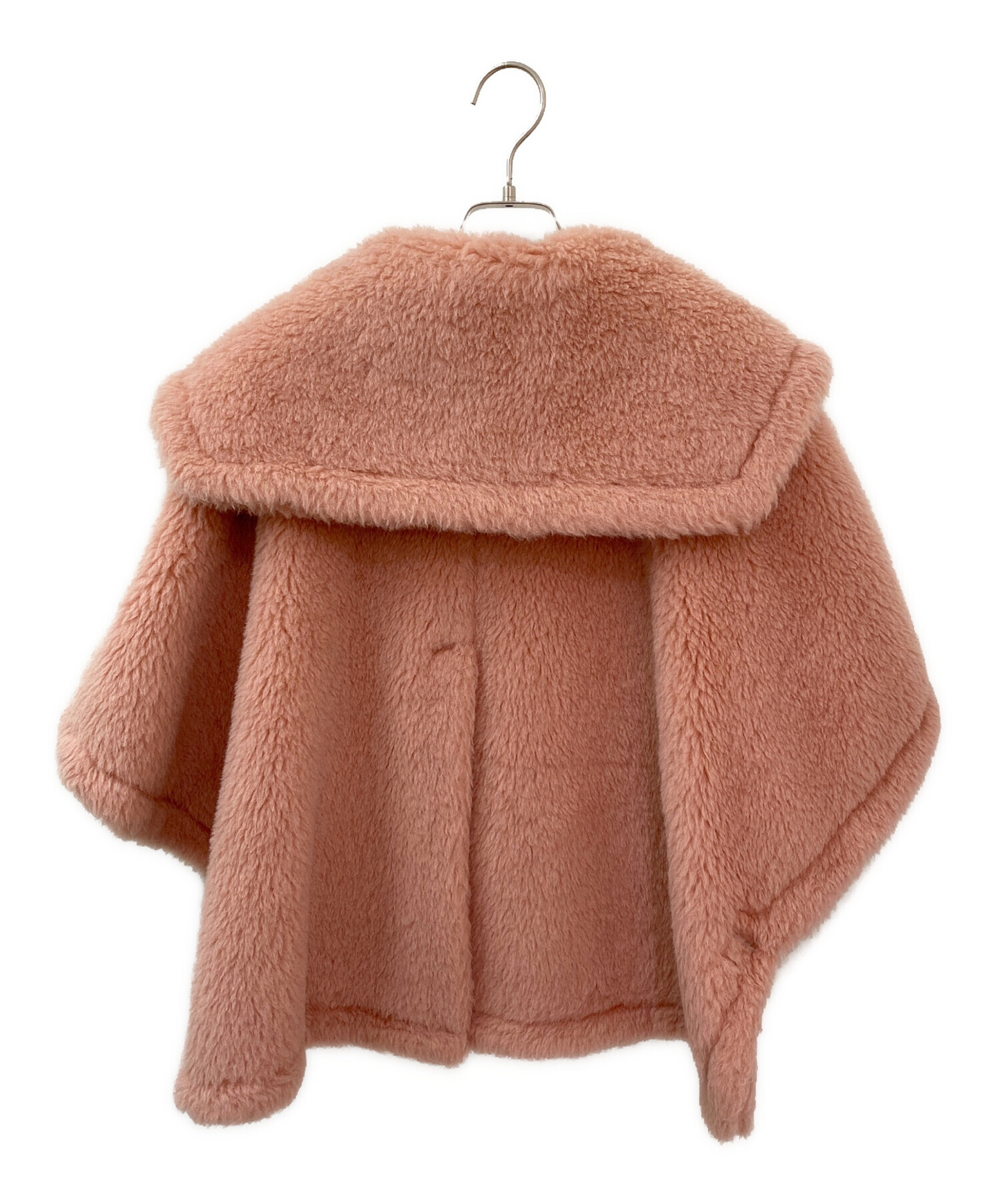 中古・古着通販】MaxMara (マックスマーラ) テディベアポンチョ ピンク