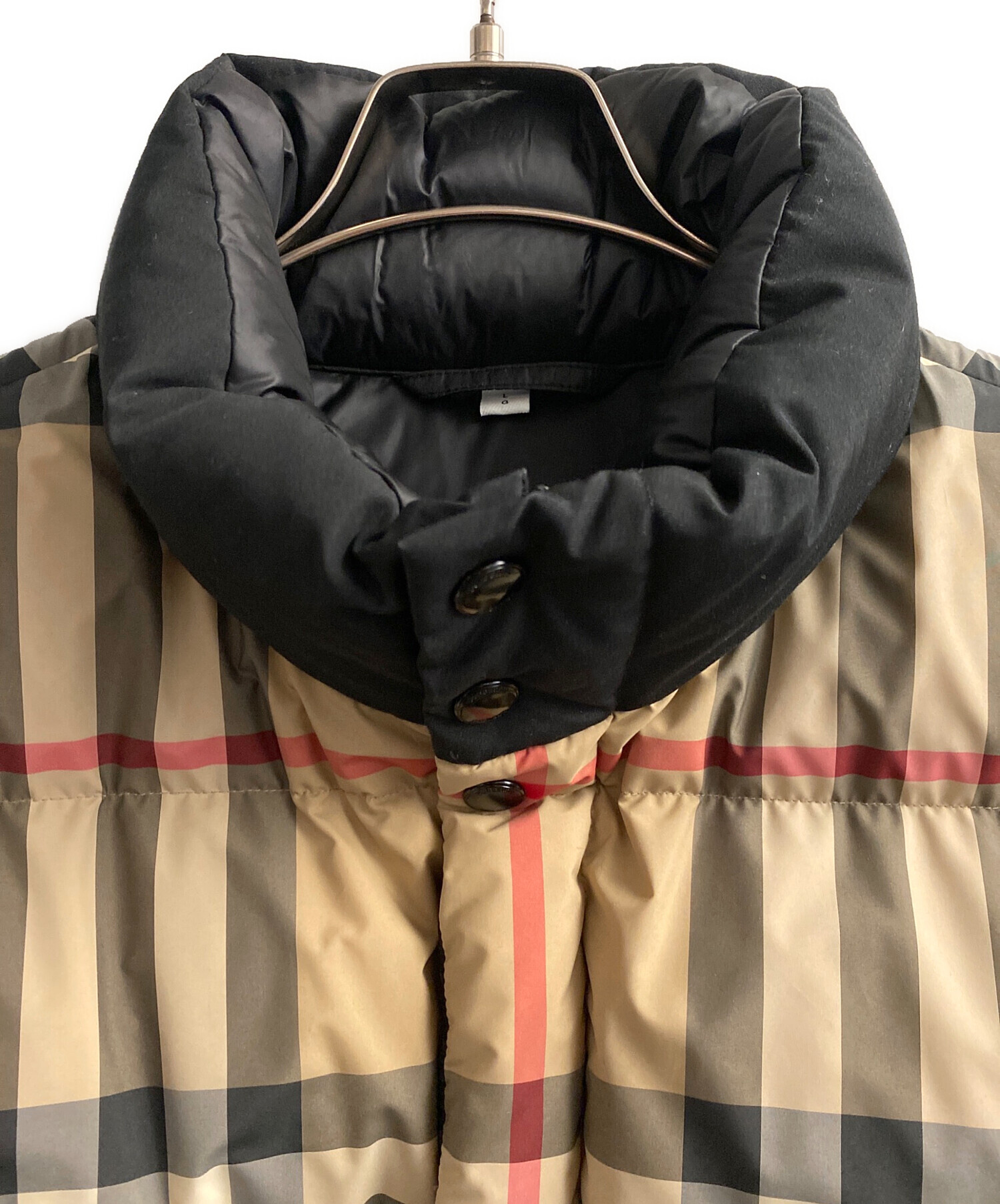 中古・古着通販】BURBERRY (バーバリー) ノバチェックダウンジャケット