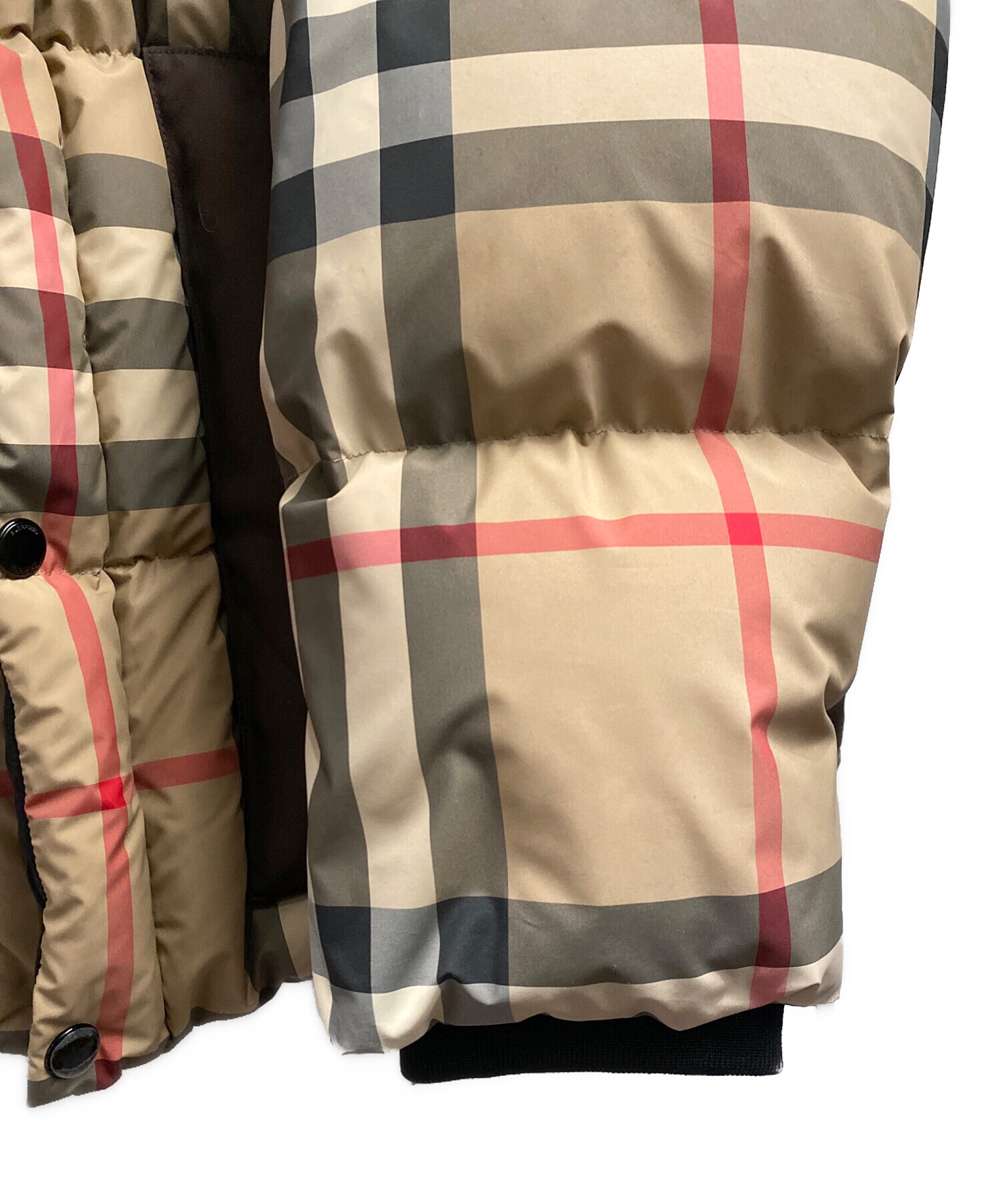 中古・古着通販】BURBERRY (バーバリー) ノバチェックダウンジャケット