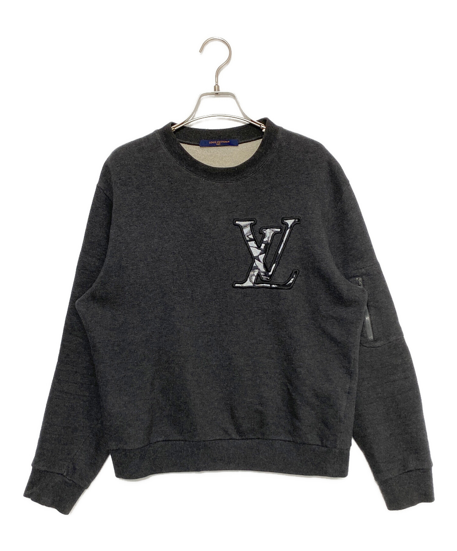 中古・古着通販】LOUIS VUITTON (ルイ ヴィトン) Crew neck LV logo