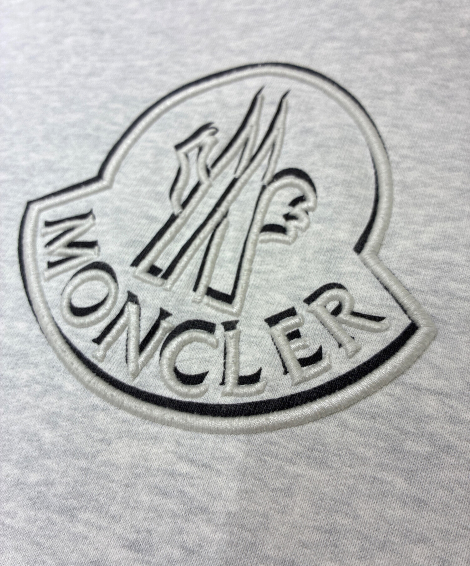中古・古着通販】MONCLER (モンクレール) ロゴスウェット グレー