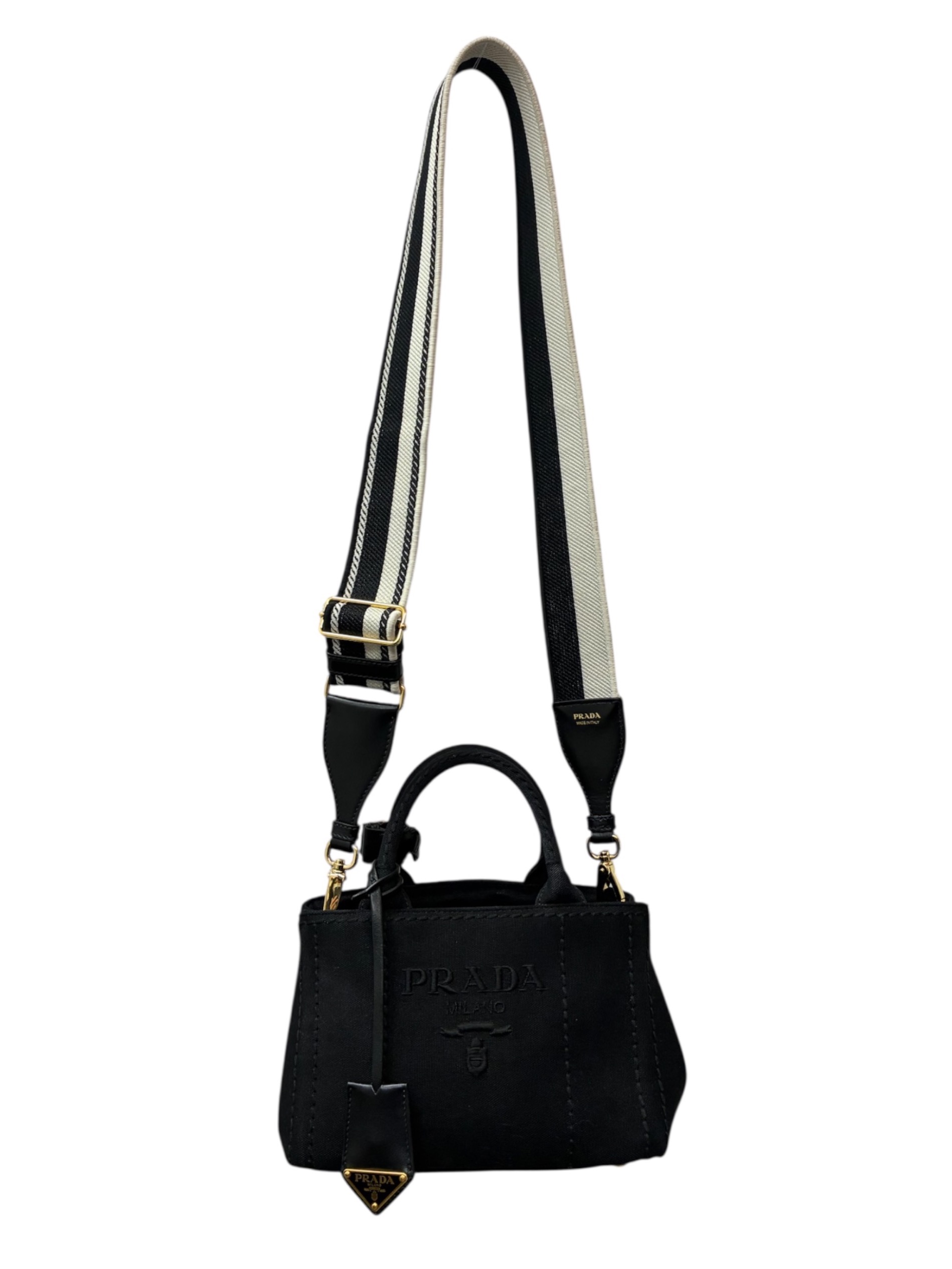 中古・古着通販】PRADA (プラダ) ショルダーバッグ ブラック サイズ