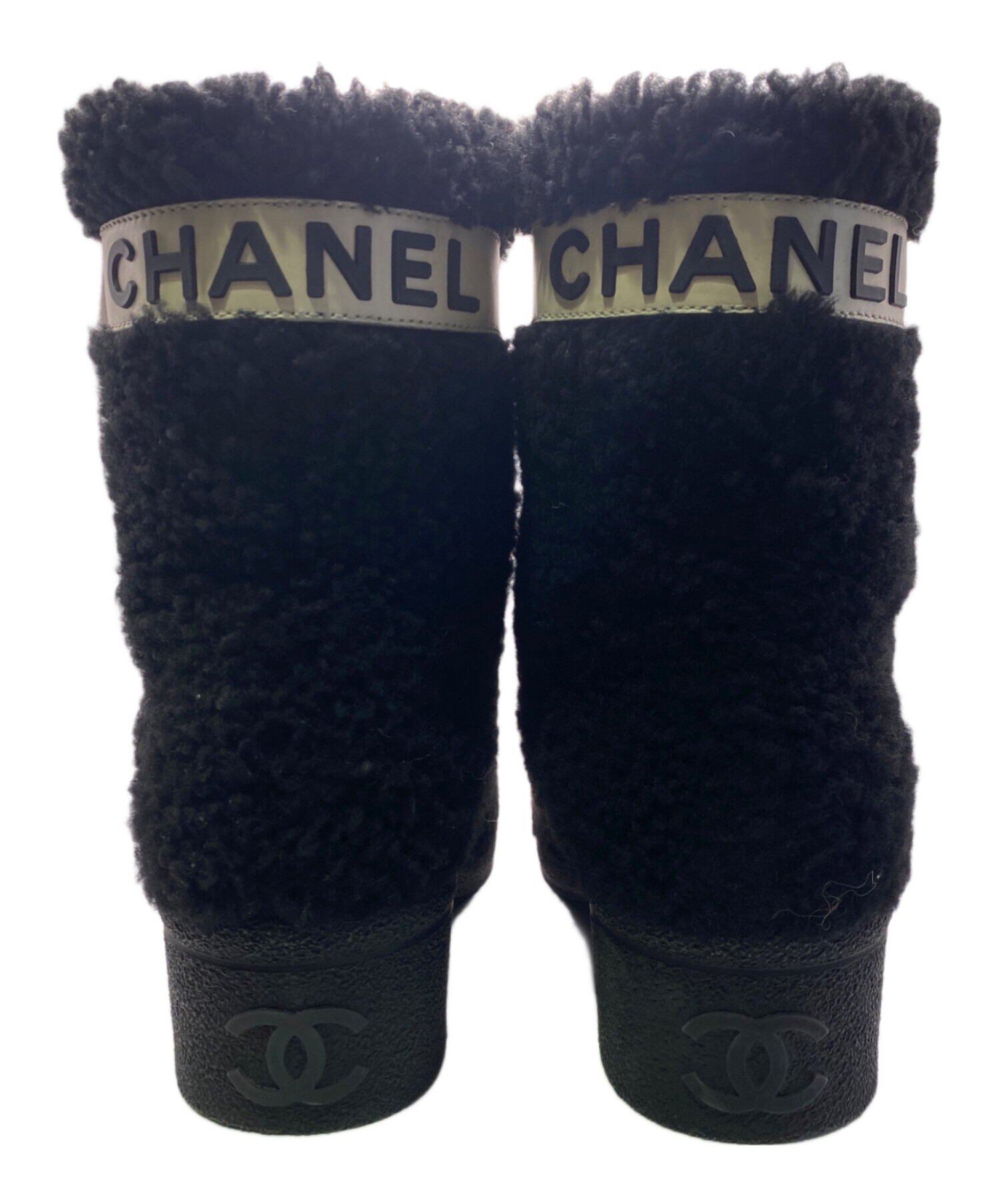 中古・古着通販】CHANEL (シャネル) バイカラー ムートンブーツ