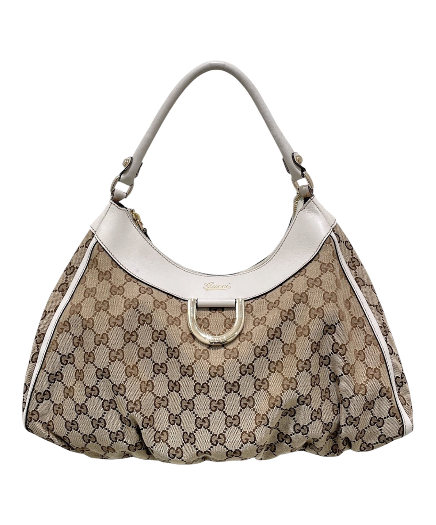 中古・古着通販】GUCCI (グッチ) アビー GGキャンバスレザー ワン