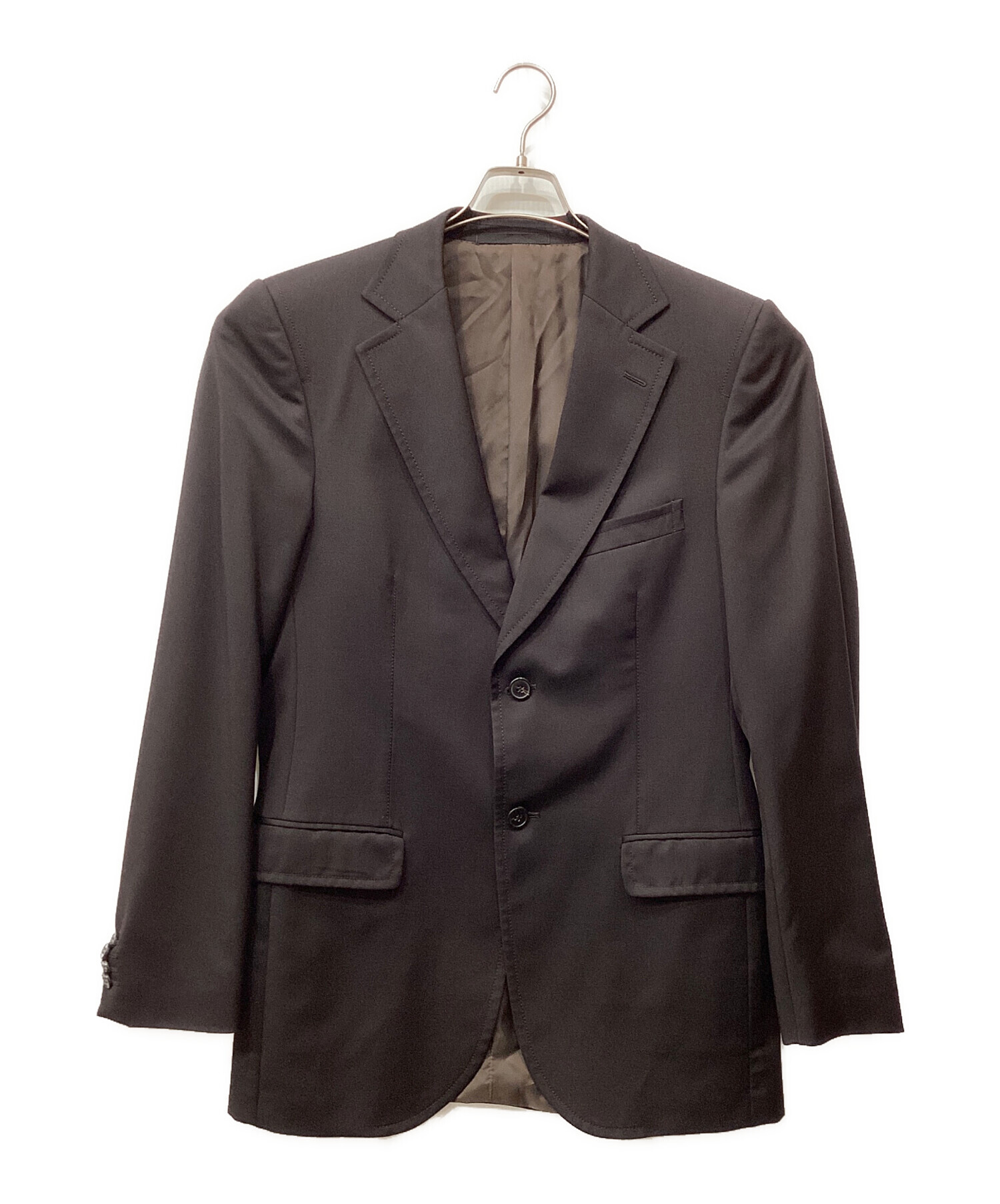 中古・古着通販】ZEGNA (ゼニア) セットアップスーツ ブラウン サイズ