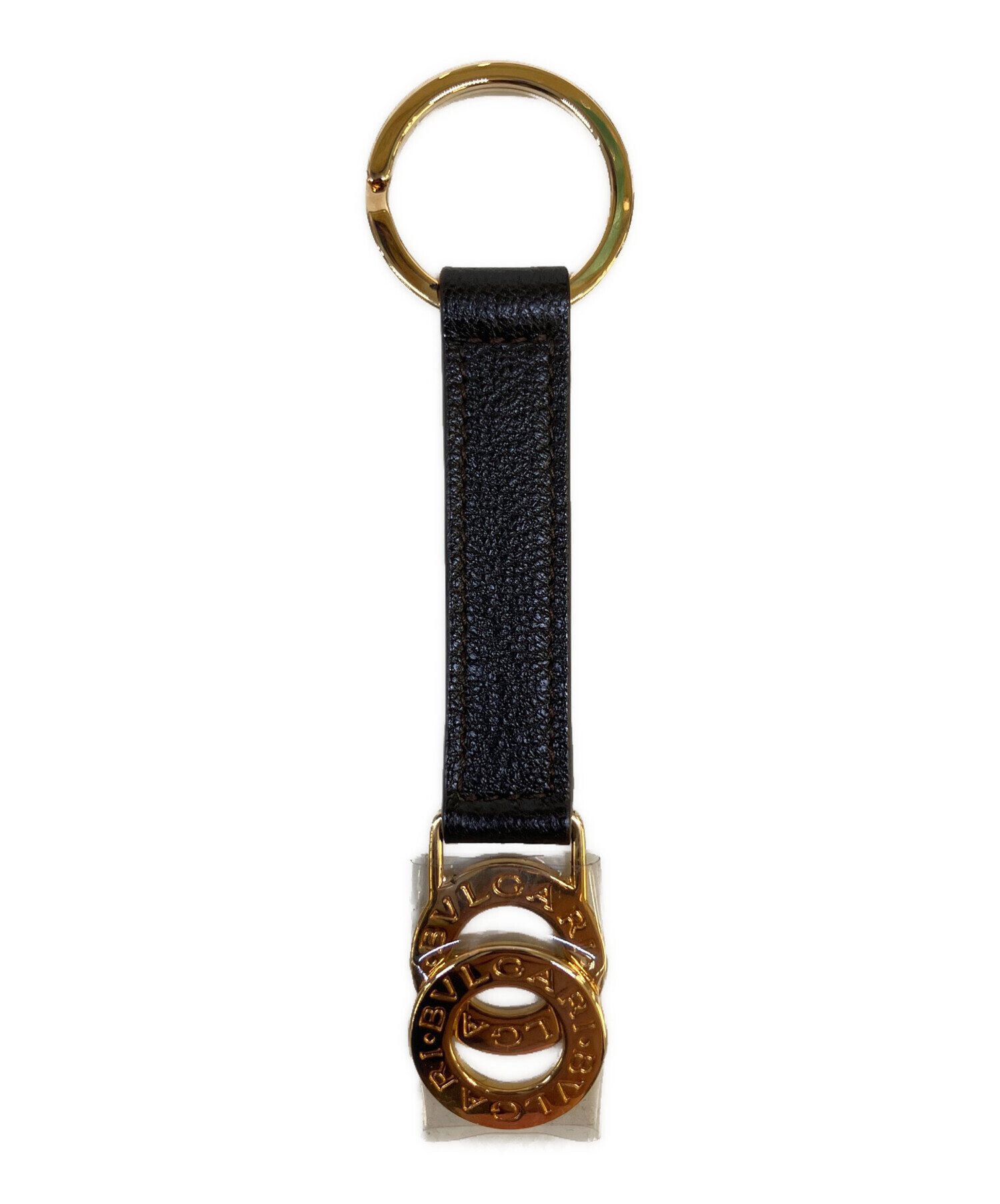 中古・古着通販】BVLGARI (ブルガリ) キーリング ブラック×ゴールド