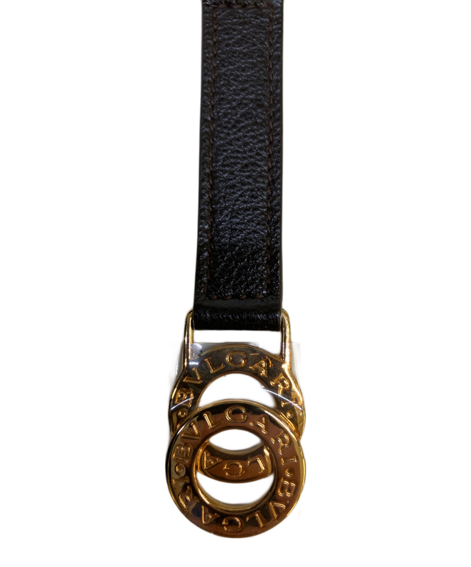 中古・古着通販】BVLGARI (ブルガリ) キーリング ブラック×ゴールド