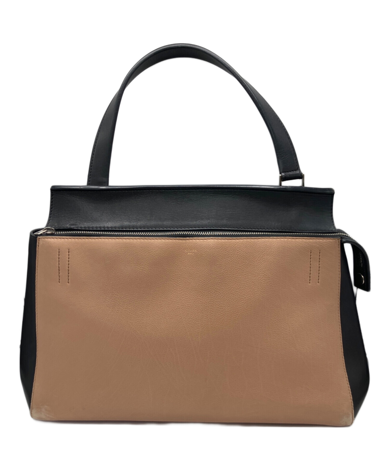 中古・古着通販】CELINE (セリーヌ) エッジ ハンドバッグ ベージュ