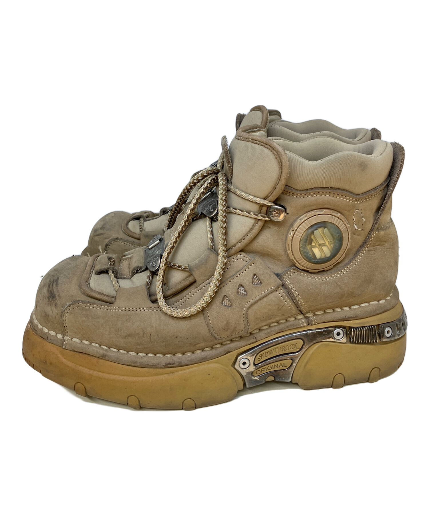 中古・古着通販】NEW ROCK (ニューロック) ブーツ グレー サイズ:41