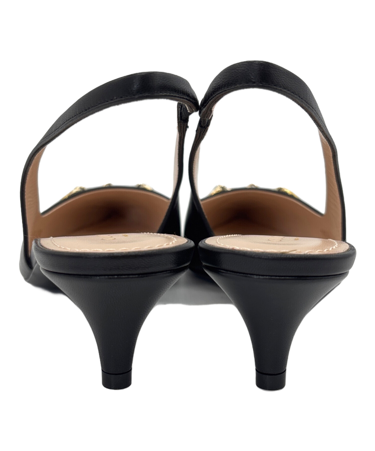 中古・古着通販】GUCCI (グッチ) ホースビットスリングバックパンプス