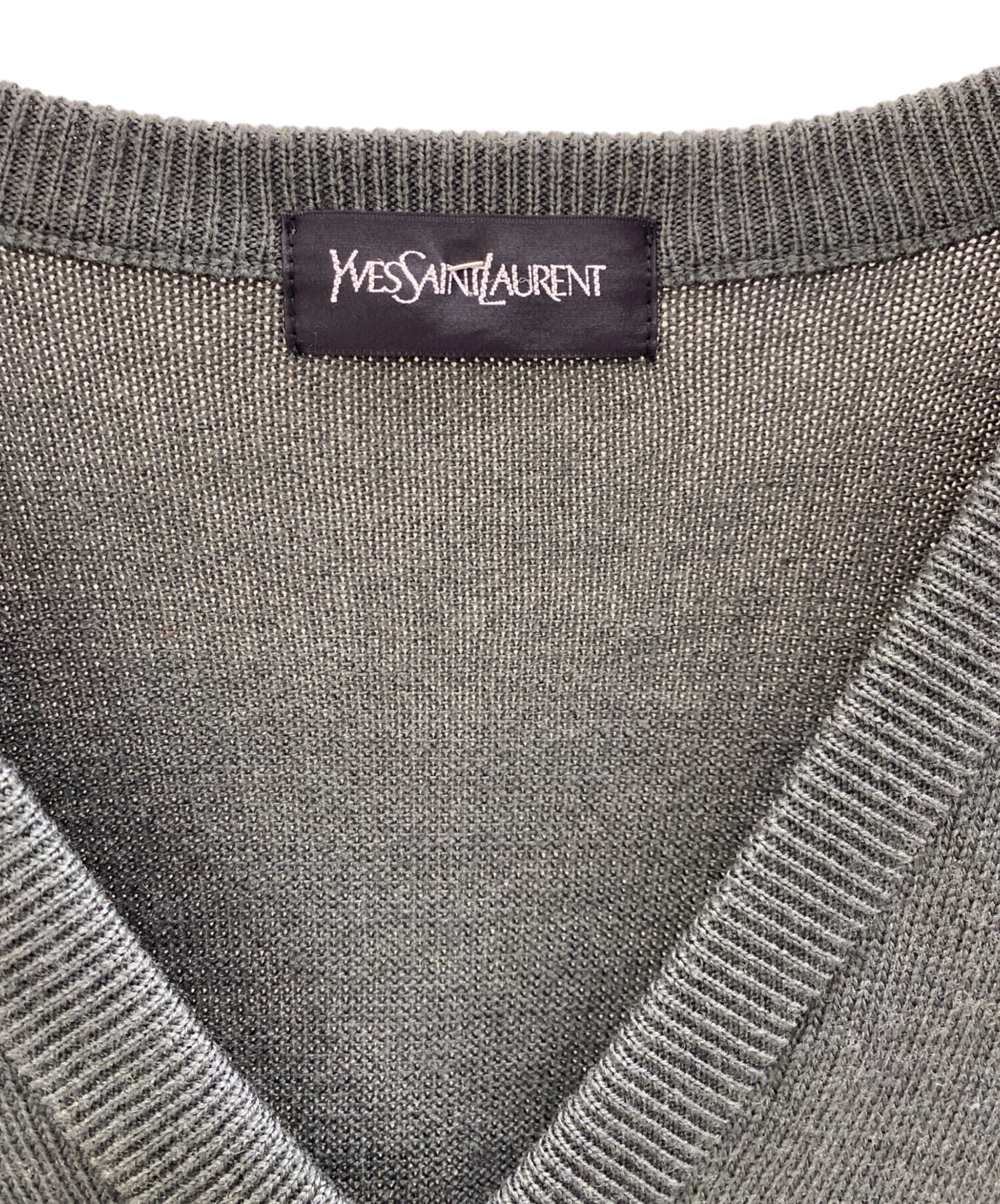 中古・古着通販】Yves Saint Laurent (イヴサンローラン) Vネック