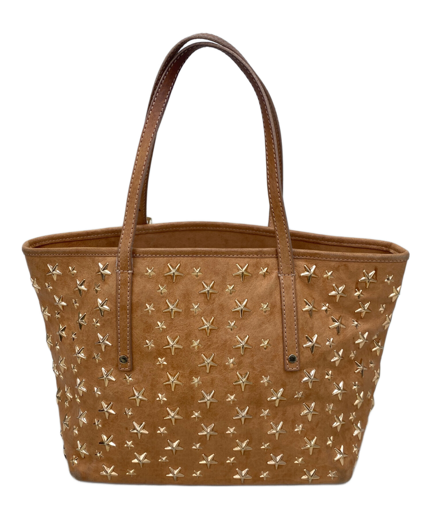 中古・古着通販】JIMMY CHOO (ジミーチュウ) ハンドバッグ ブラウン